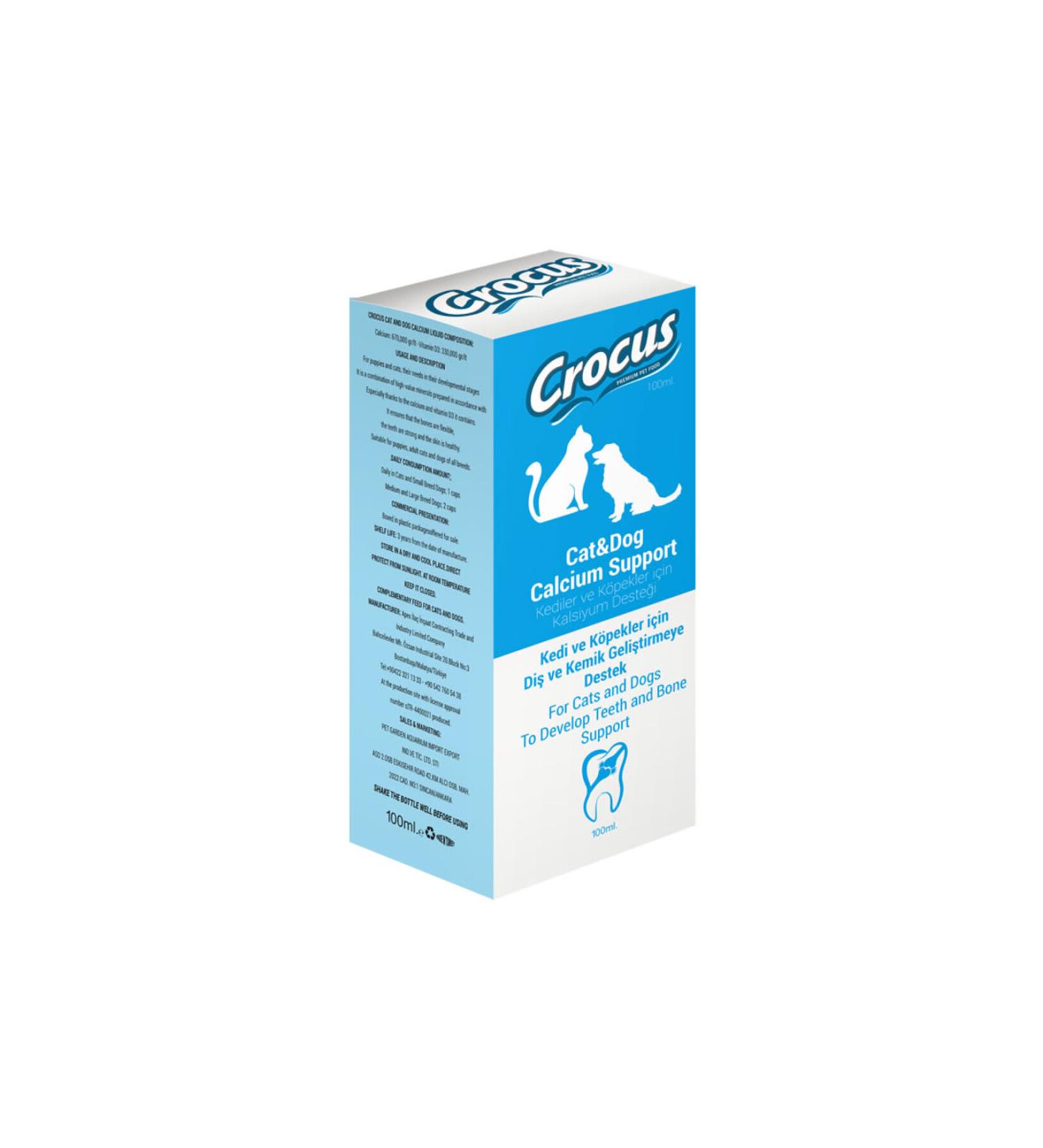 Crocus Cat & Dog Calcium Support 100ml 394117