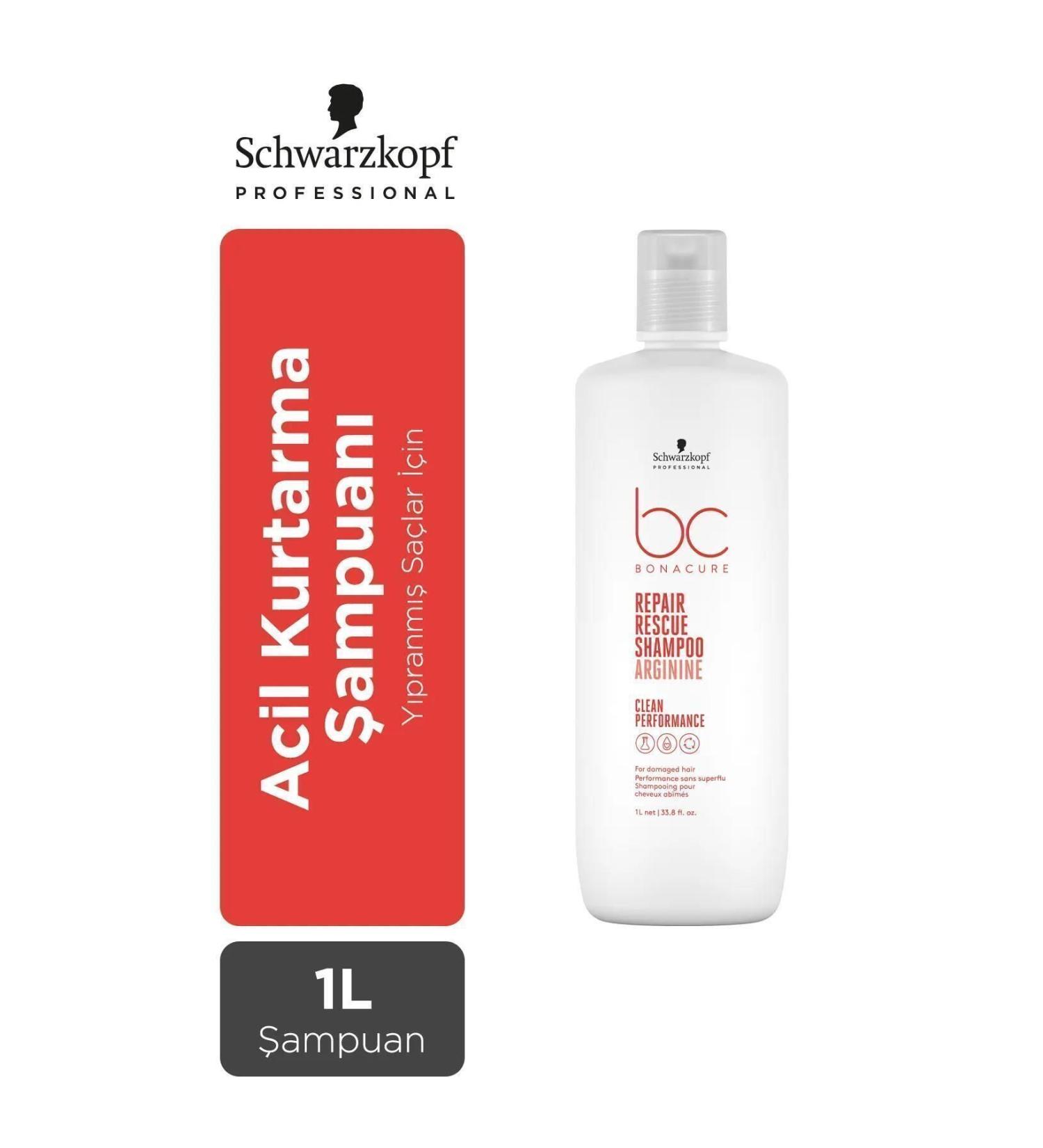 Bonacure Repair Rescue Shampoo 1000 ml - Vegan Nourishing Shampoo for All Hair Types ..CYT211245511