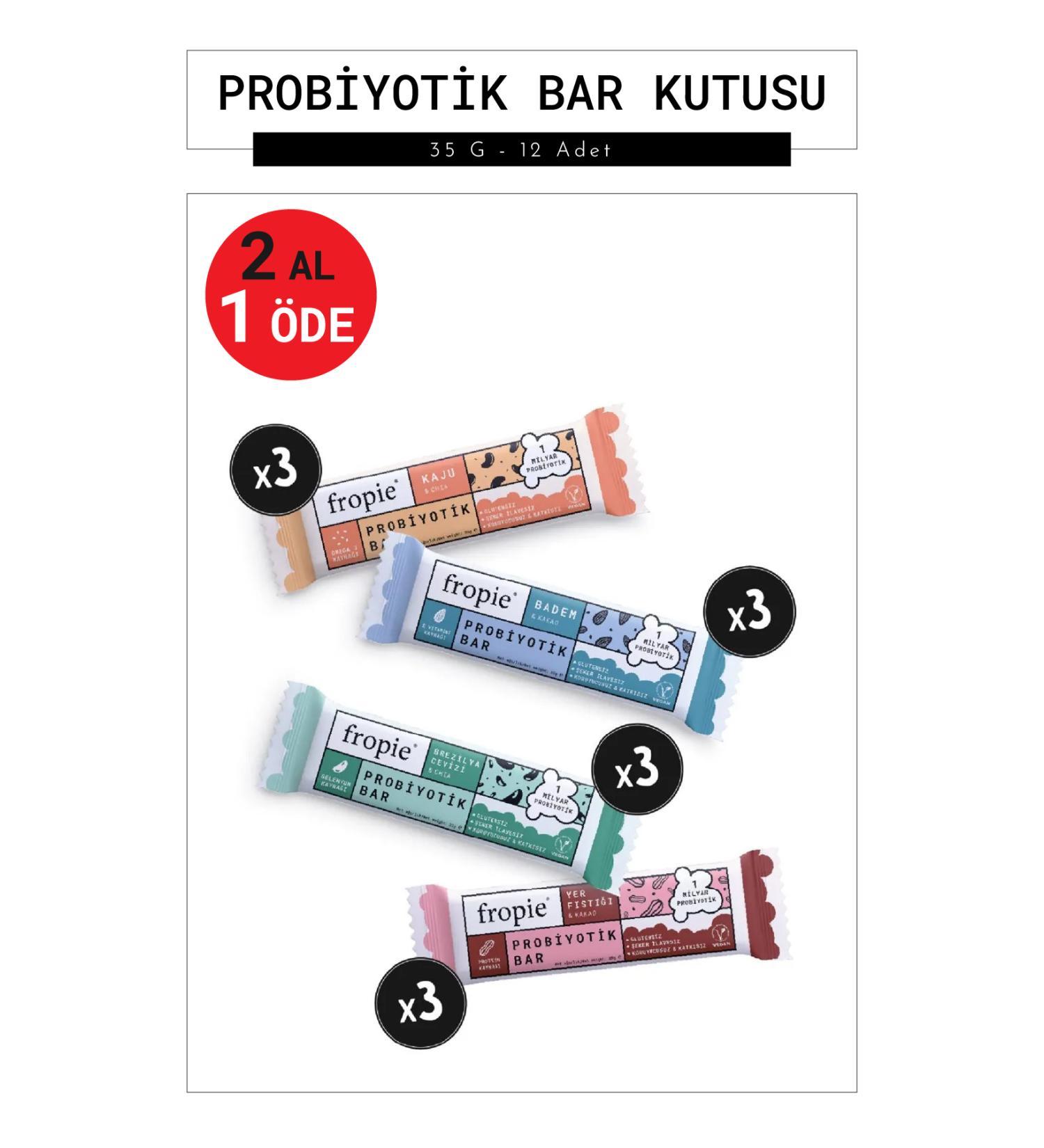 FROPIE Mixed Probiotic Bar Box - 35 G - 12 Pieces - Buy Online on GoSupps.com