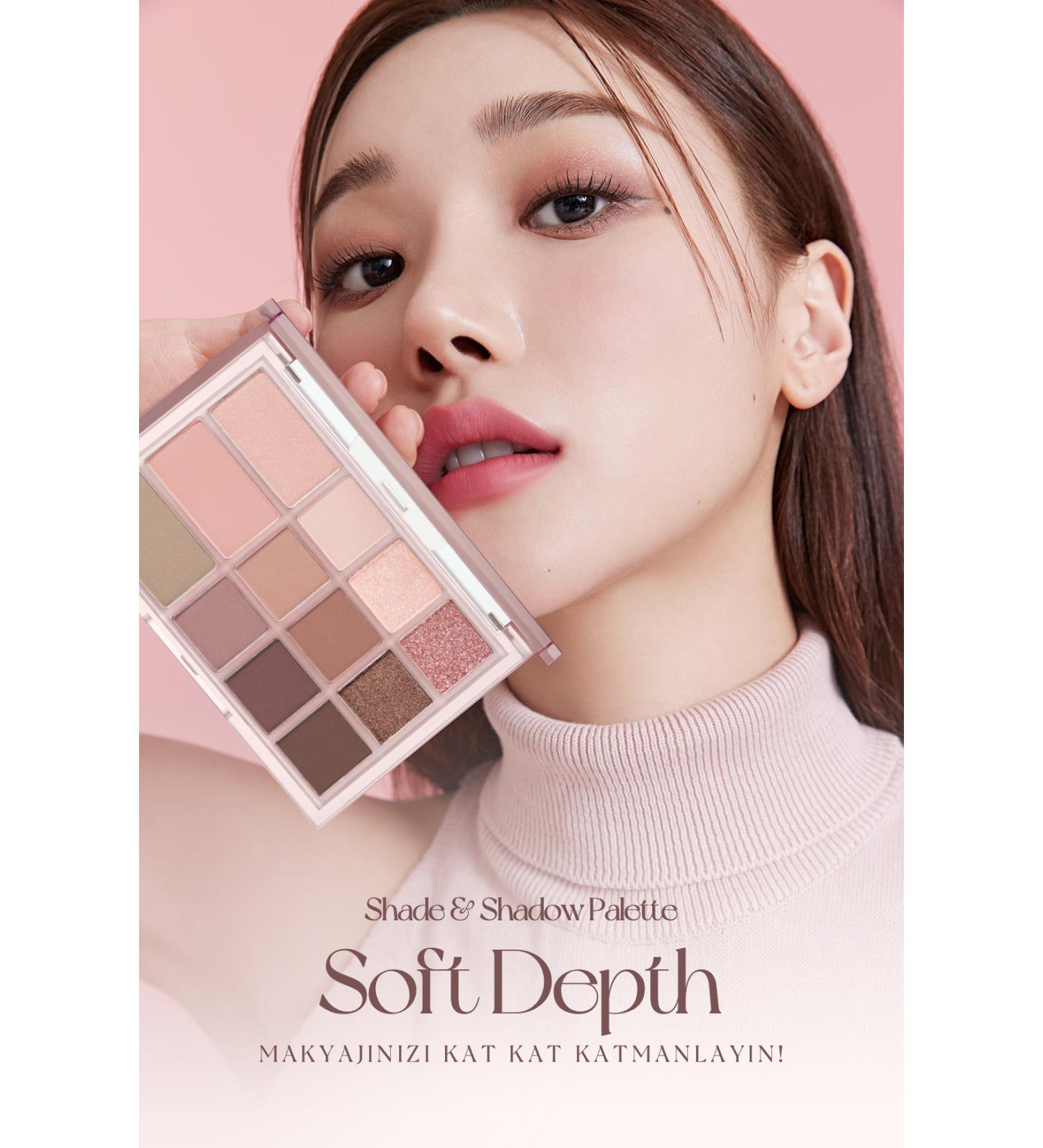 CLIO Multi-Purpose Intensely Pigmented Eyeshadow Palette Shade & Shadow Palette 02 Soft Depth - Buy Online on GoSupps.com