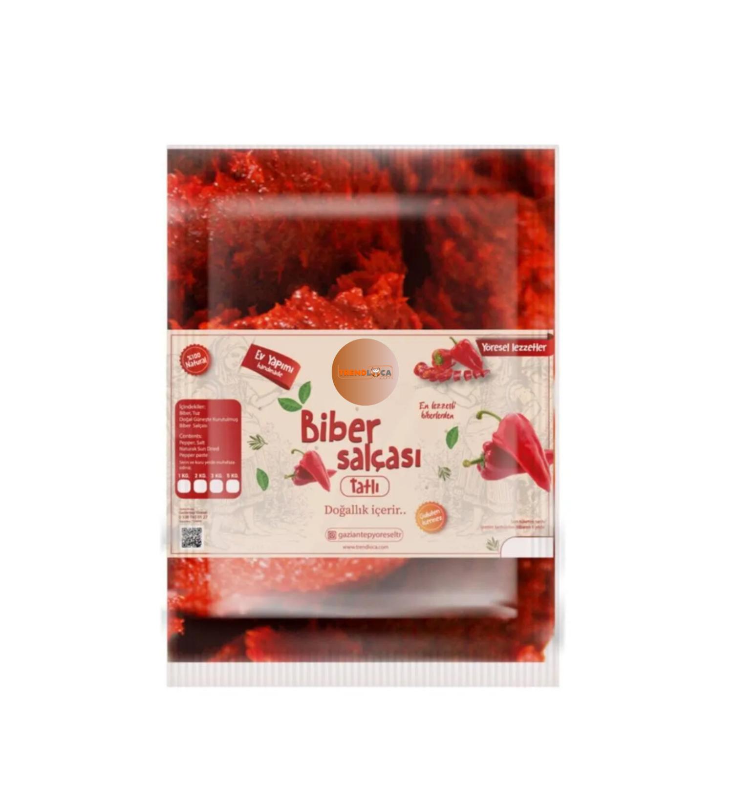 Trend Loca Gaziantep Sweet Pepper Paste Sun Dried Sweet Pepper Paste 4 Kg New Season