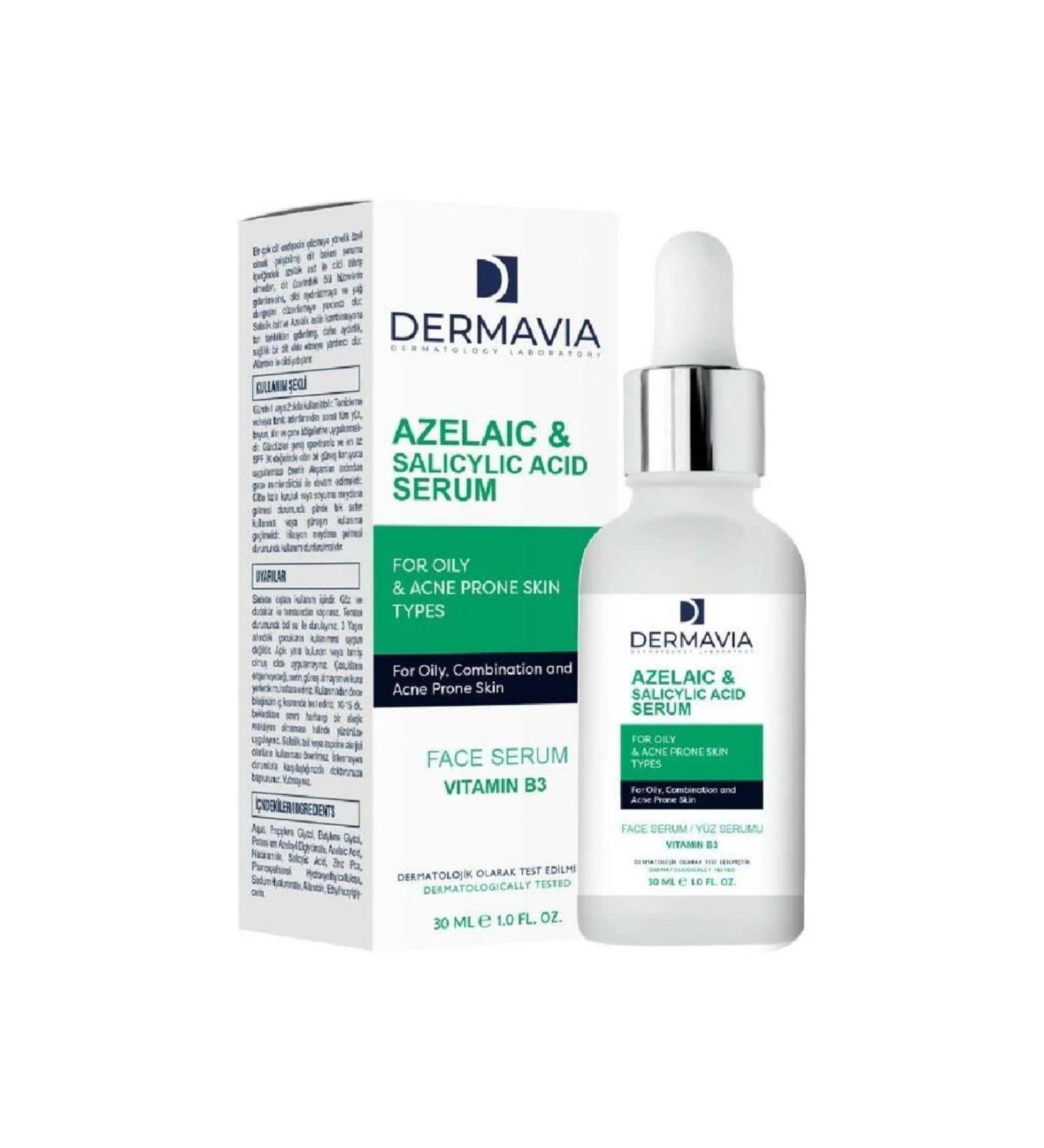 Dermavia Face Serum for Oily Skin Types 30 ml
