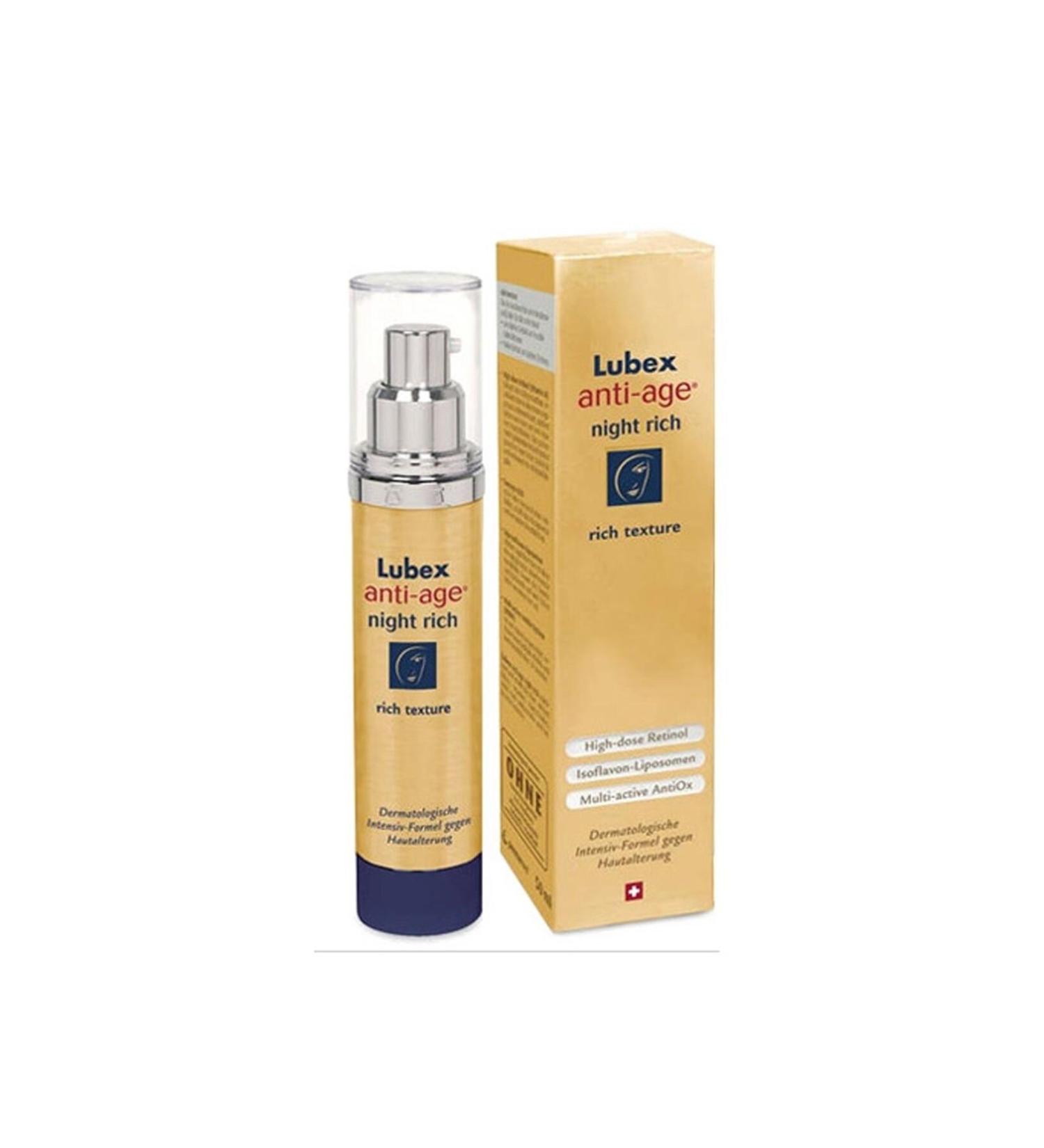 Lubex Anti-age Night Rich 50 ml