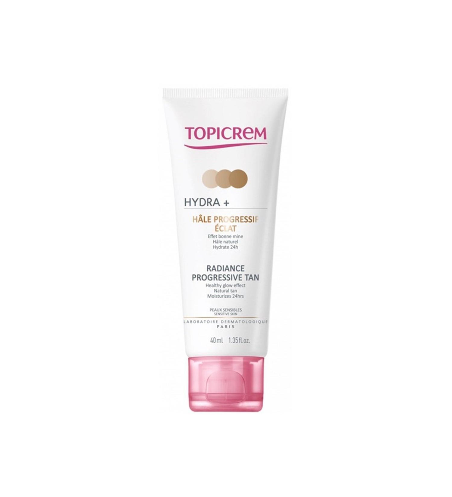 Topicrem Hydra Radiance Progressive Tan 40ml Bronzing Cream