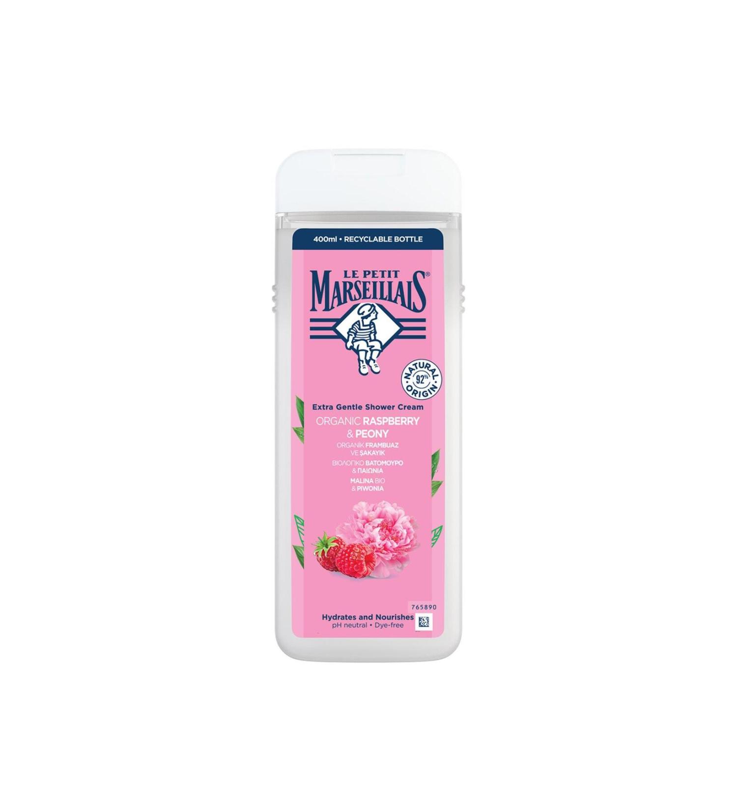 Le Petit Marseillais Shower Gel Raspberry & Peony 400 ml