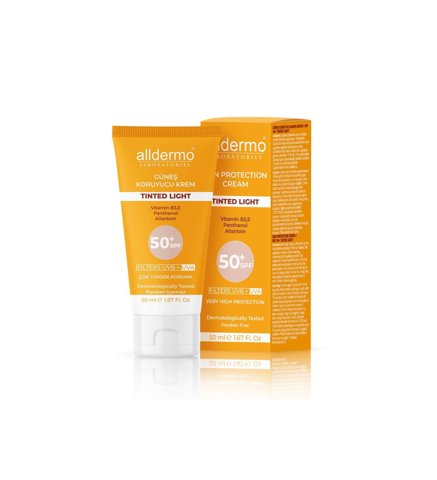 Alldermo Spf50 Tinted Light Cream 50 ml