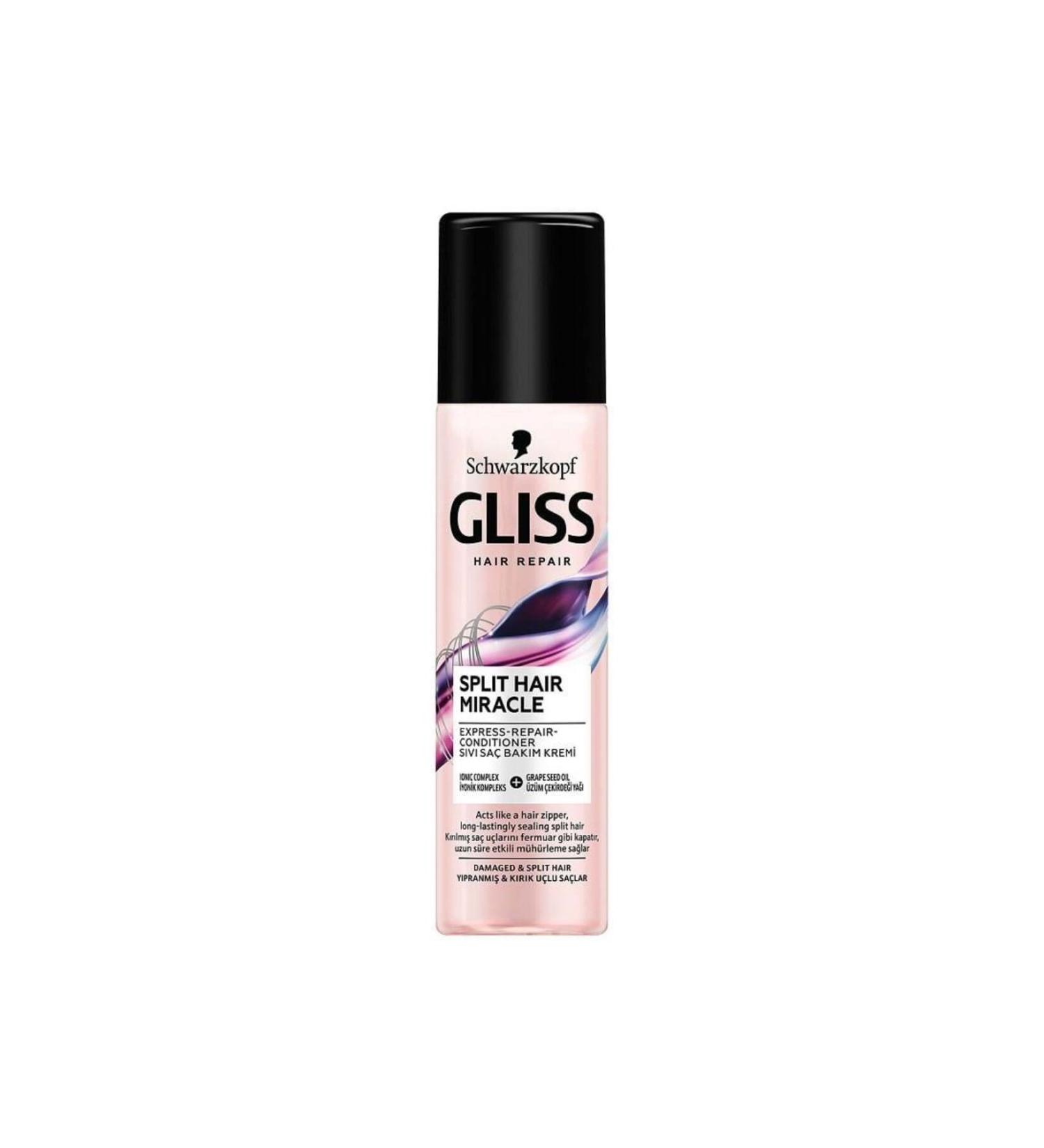 Gliss Split Hair Miracle Split End Sealing Liquid Conditioner - Ionic Complex & Grape Grape