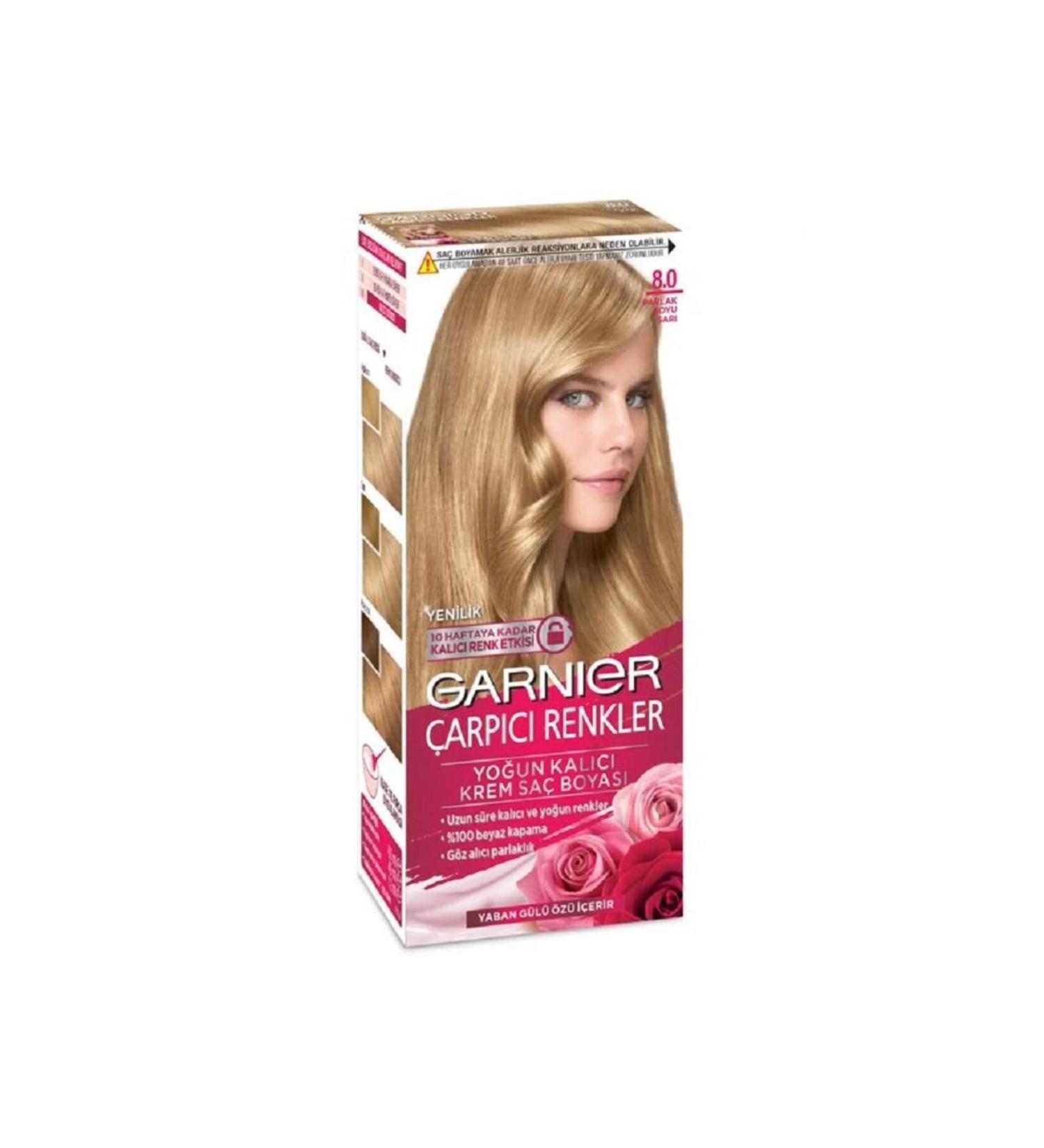 Garnier Color Natural Striking Color Paint 8.0 Dark Blonde - Buy Online on GoSupps.com