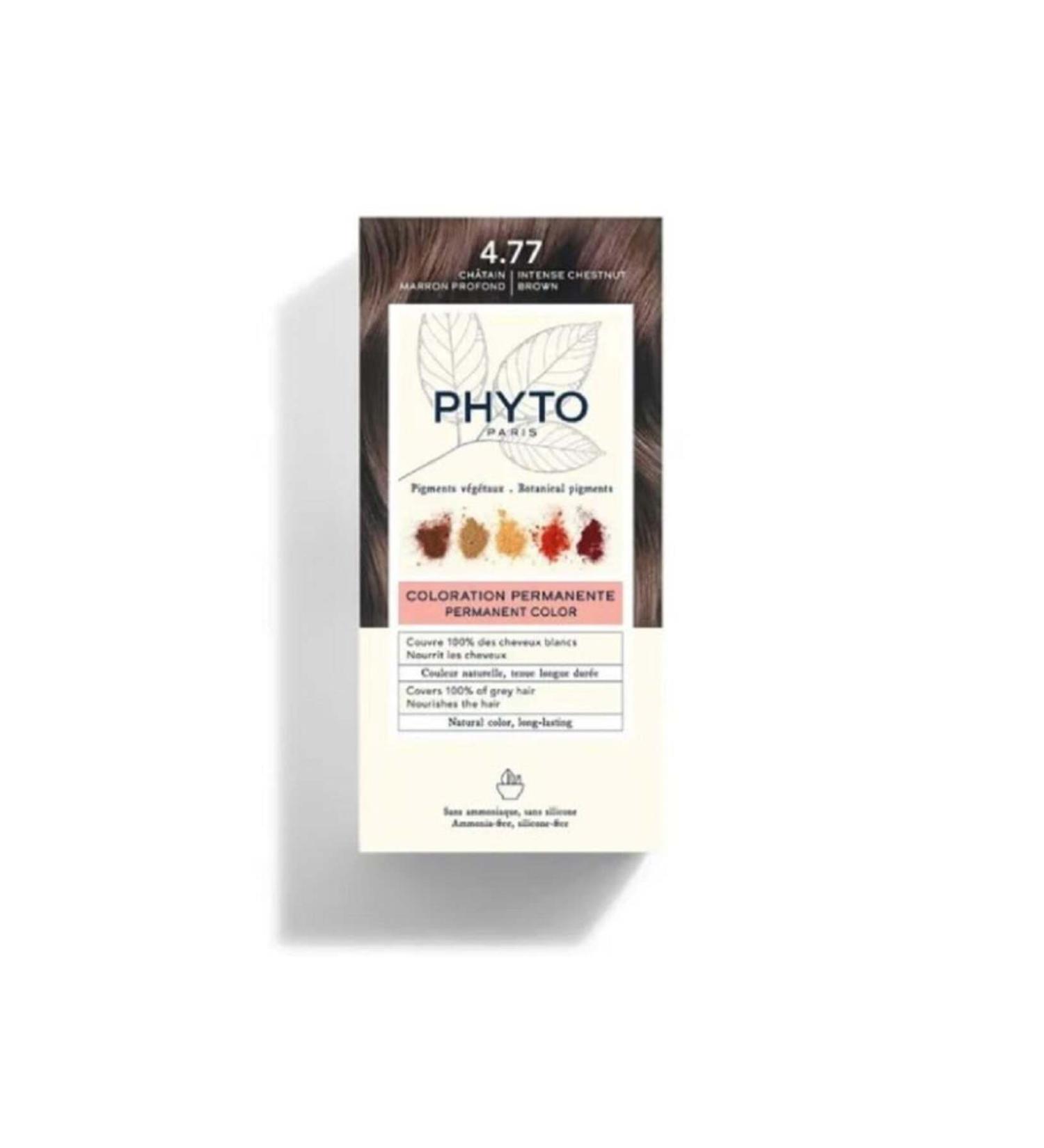 Phyto Color Hair Dye 4.77 Intense Chestnut Copper