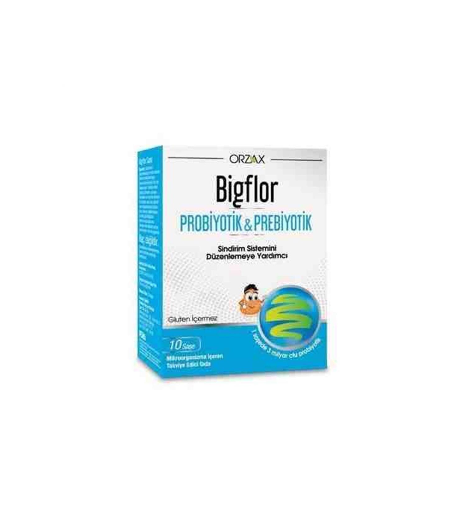 Alldermo Bigflor 10 Sachets Probiotic & Prebiotic