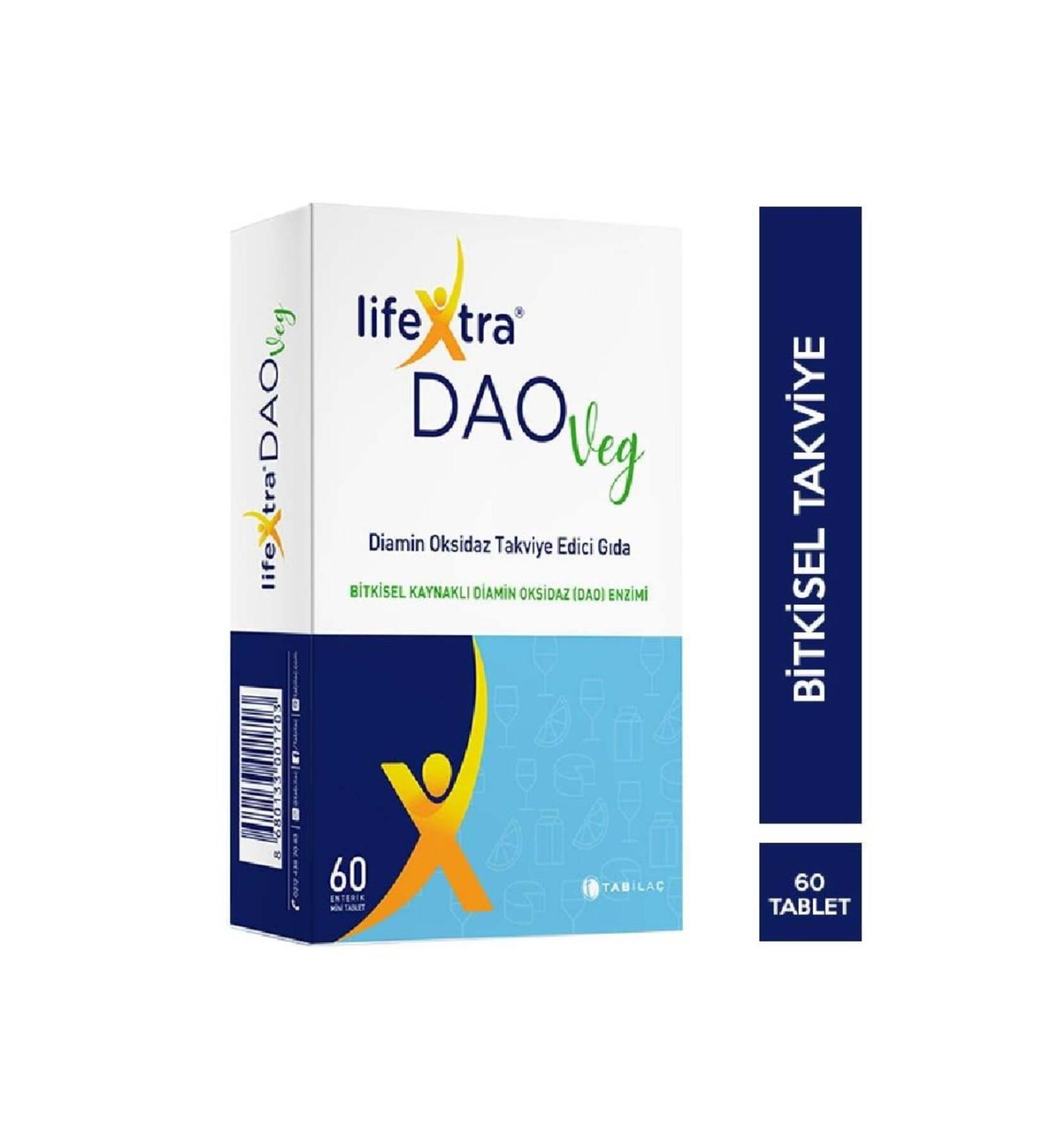 LIFEXTRA Lifextra Dao Veg 60 Tablets