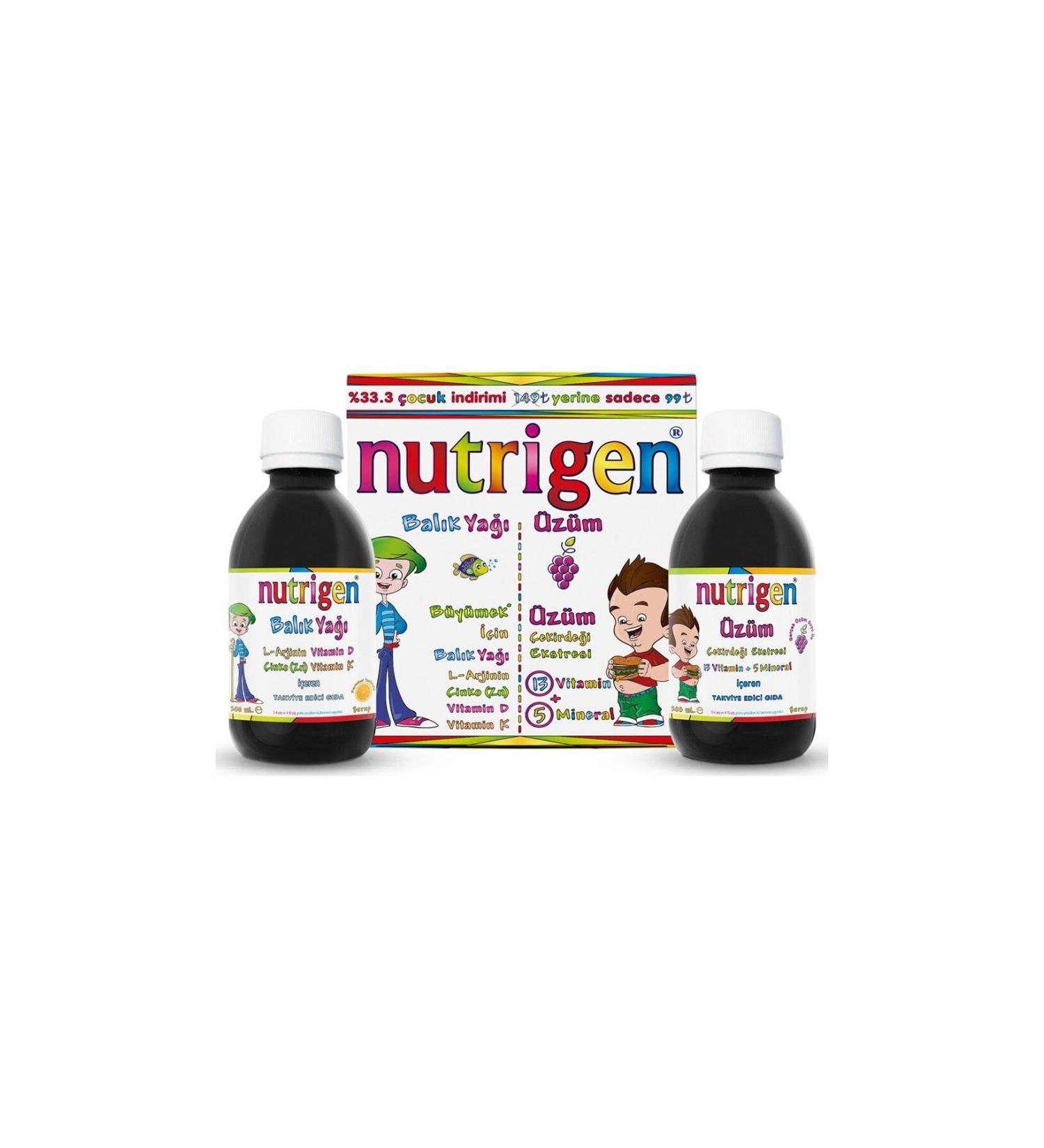 Nutrigen Fish Oil 200 ml Grape Seed Extract 200 ml