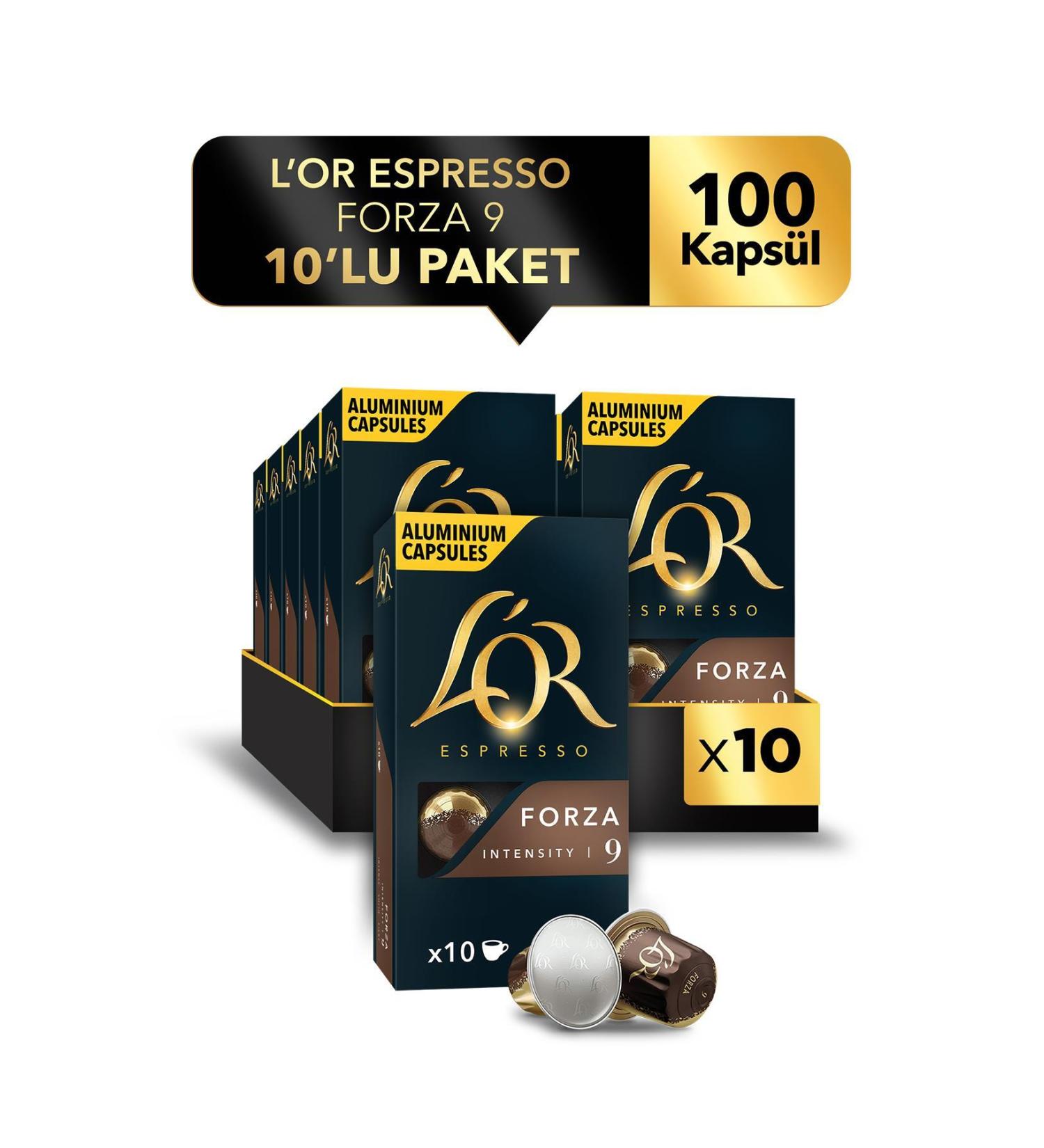 L'OR Espresso 09 Forza X 100 Capsules
