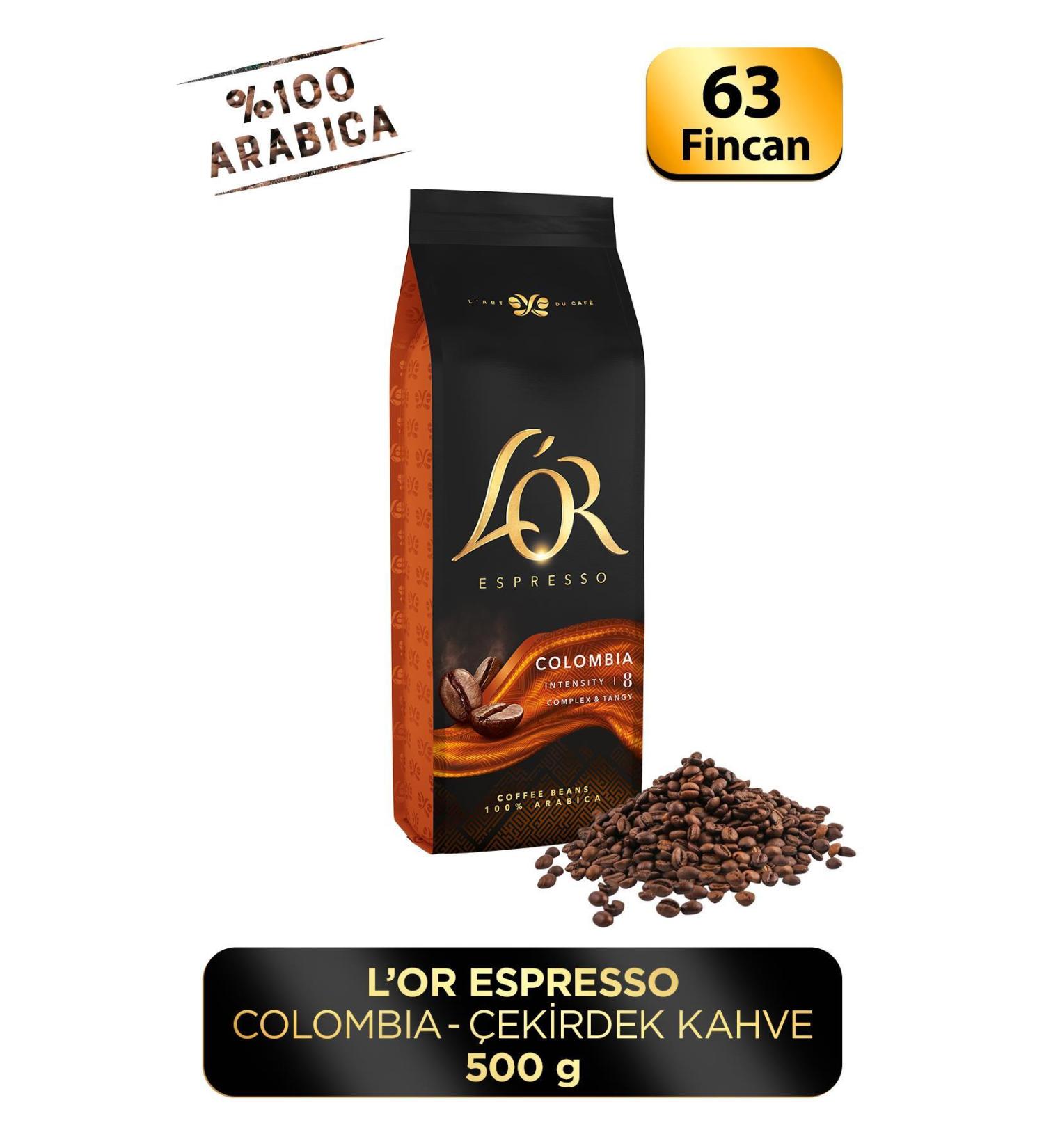 L'OR Espresso Colombia Coffee Beans 500gr - Buy Online on GoSupps.com
