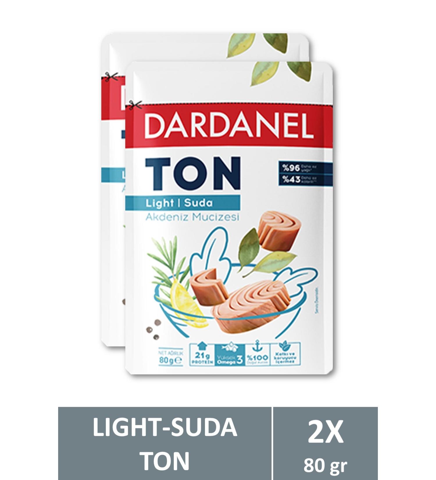 Dardanel Light Tuna Bag 80 gr X 2 Pieces - Buy Online on GoSupps.com
