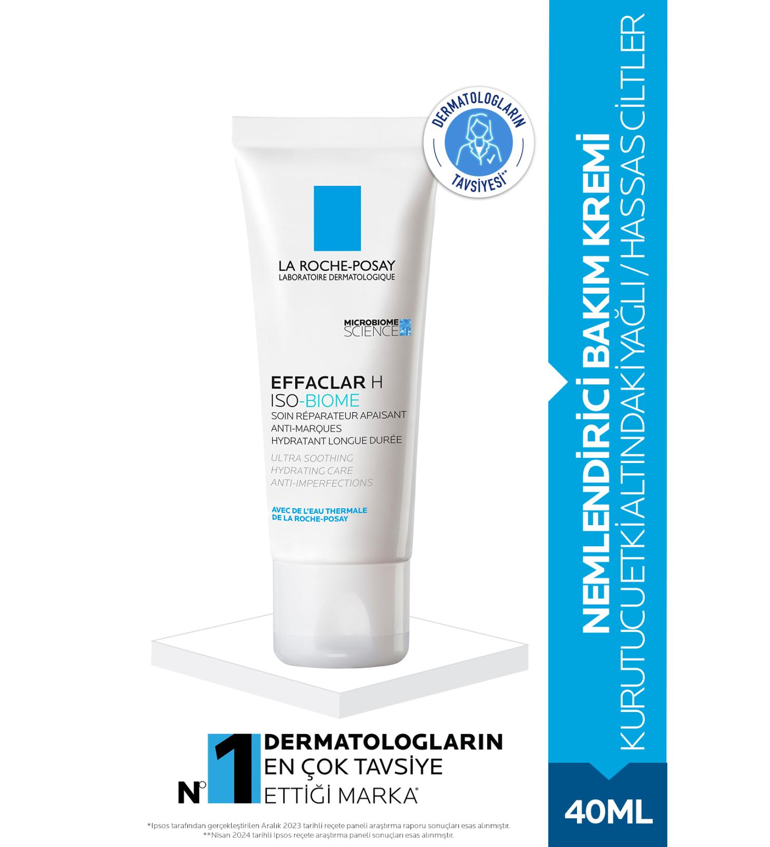 La Roche Posay La Roche-posay Effaclar H Iso-biome Moisturizing Cream 40 ml