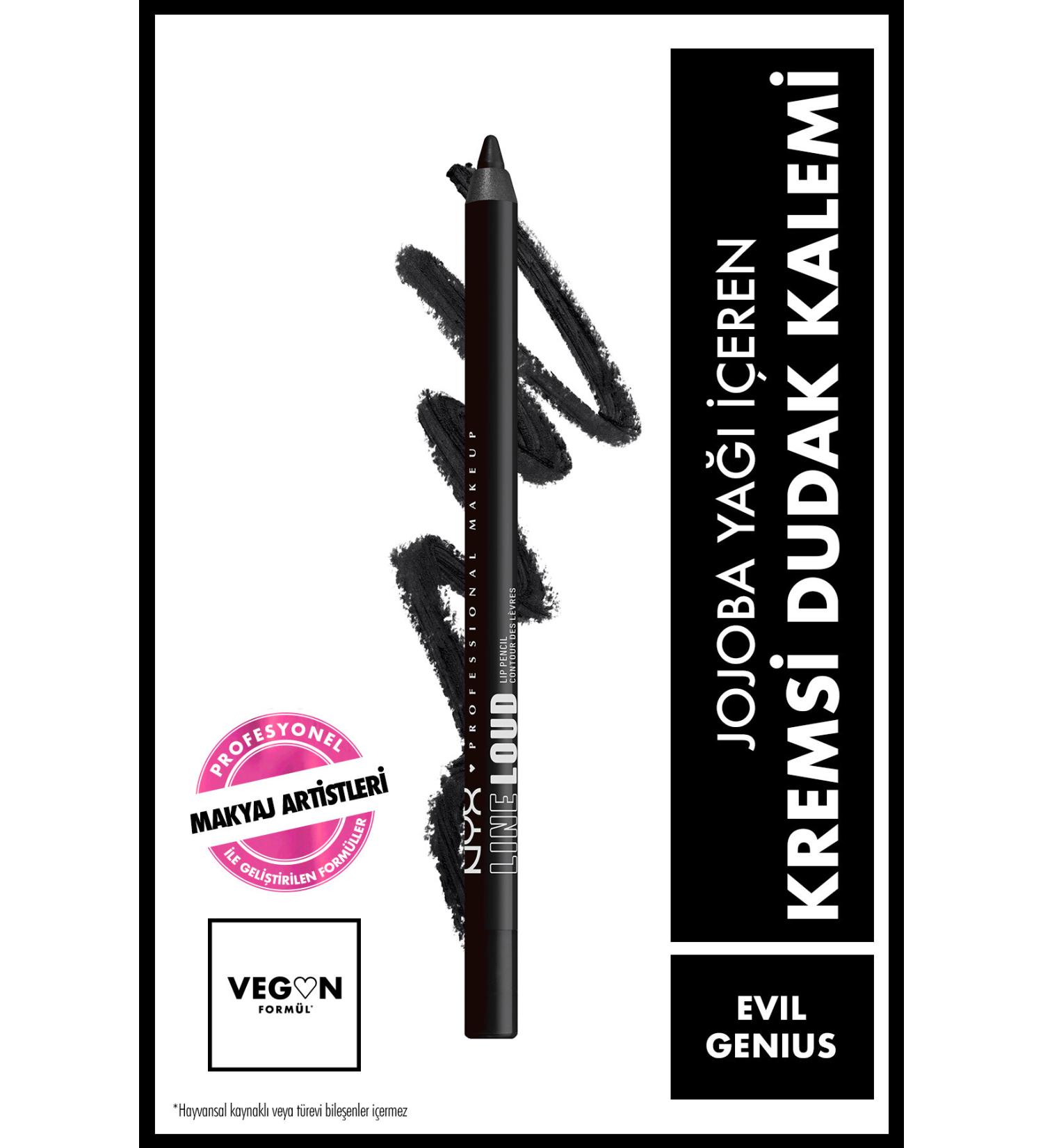 NYX Professional Makeup Line Loud Lip Pencil - 18 Evil Genius - Buy Online on GoSupps.com