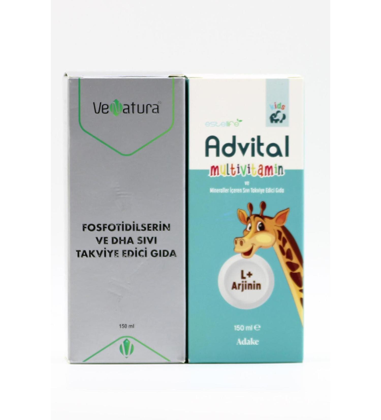 Ocean Phosphodiethyl DHA Syrup Advital L-Arginine Multivitamin Syrup