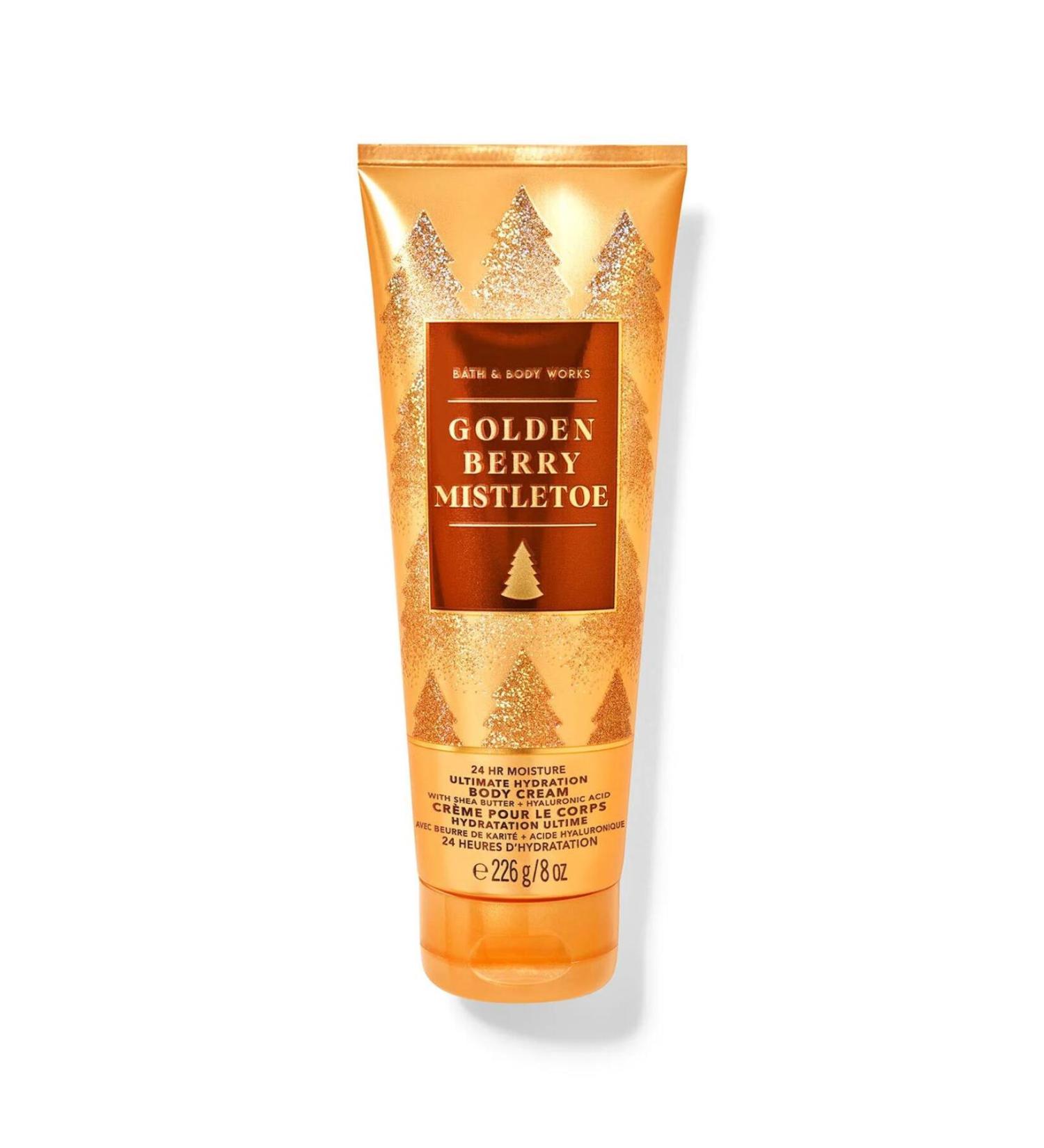 Bath & Body Works Golden Berry Mistletoe Shea I eren V cut Kremi 226 G