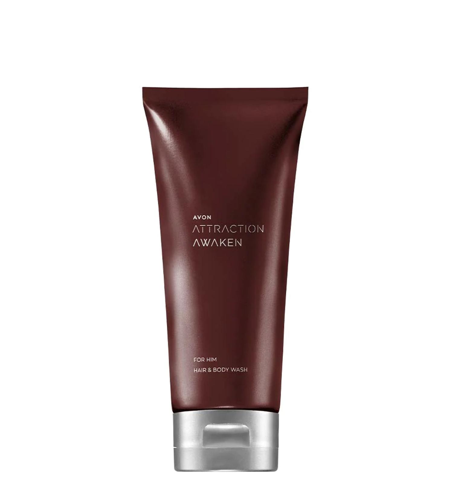 Avon Attraction Awaken Men's Hair and Body Shampoo 200 Ml. - Buy Online on GoSupps.com