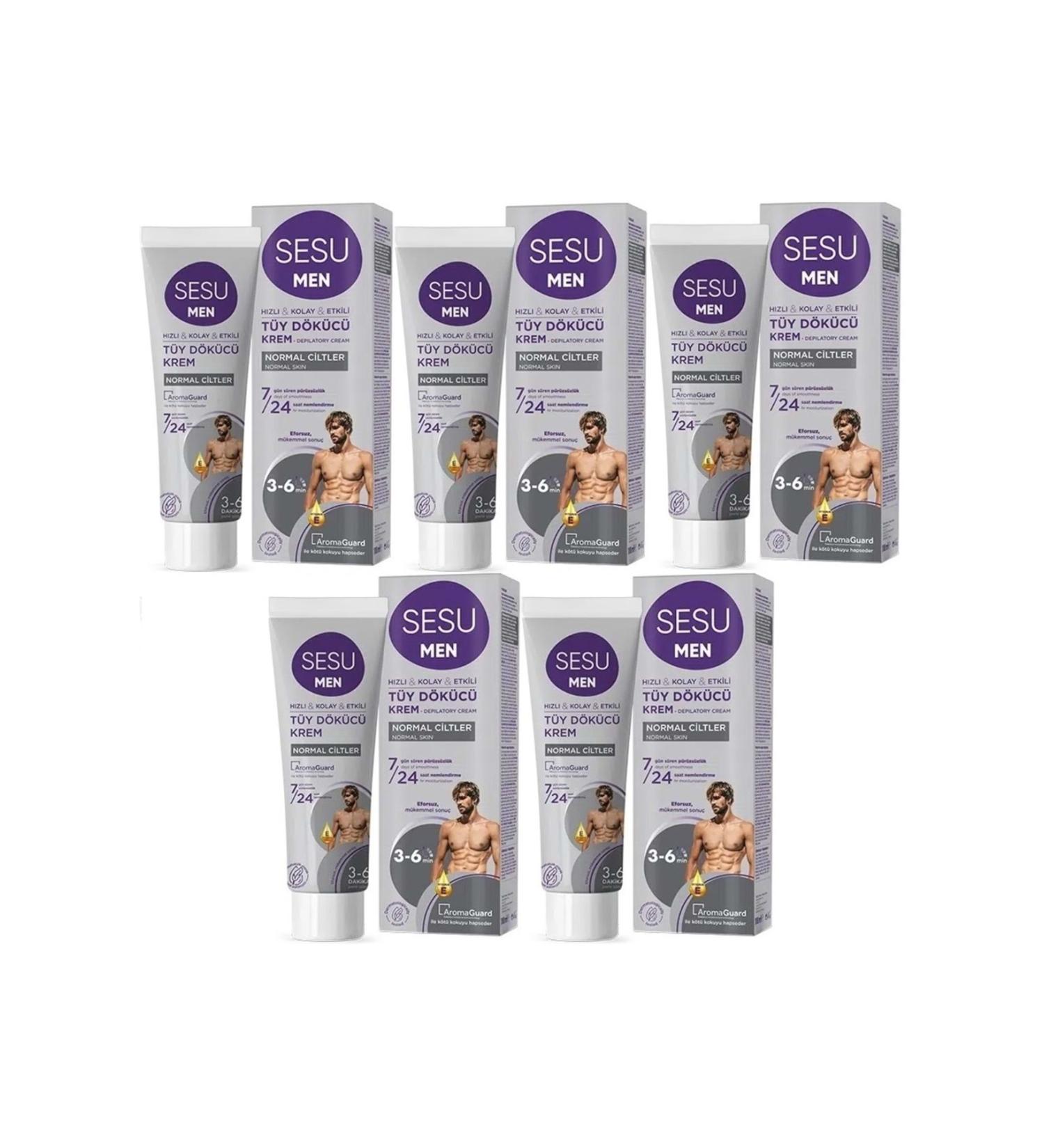 Sesu Hair Removal Cream For Men 100ML (Set of 5)