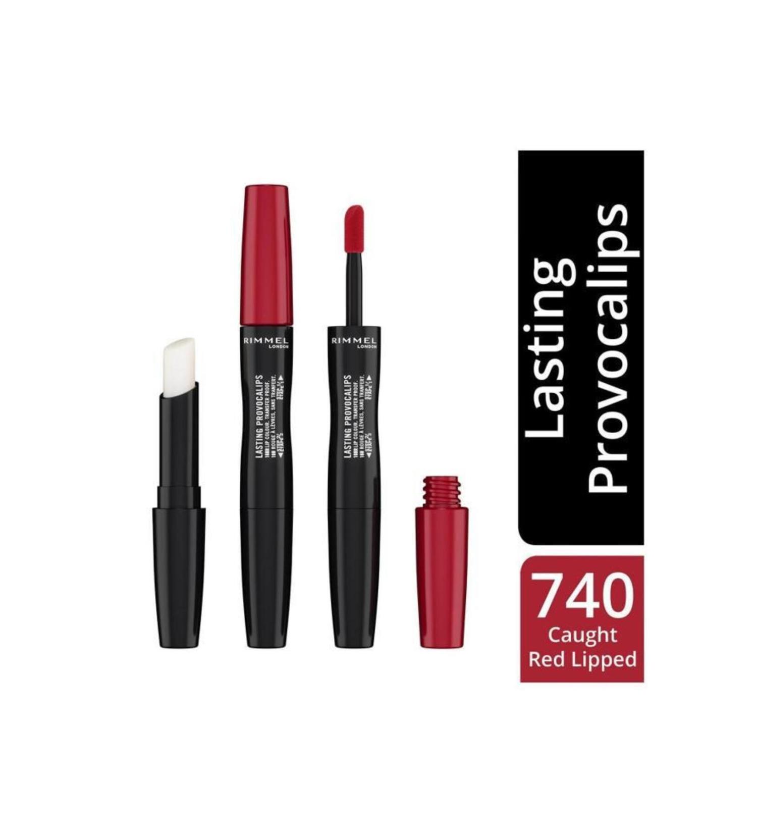 Rimmel London PROVOCALIPS LIQUID LIPSTICK CAUGHT RED LIPPED 740 - Buy Online on GoSupps.com