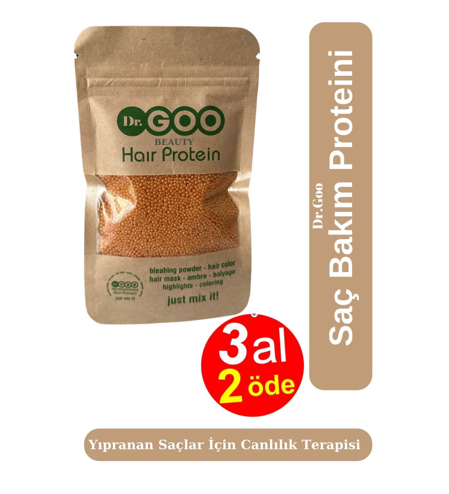 Gogo Hair Care Protein / Hair Protein - Special Product Against Damage in Hair Lightening and Dyeing Processes 50gr