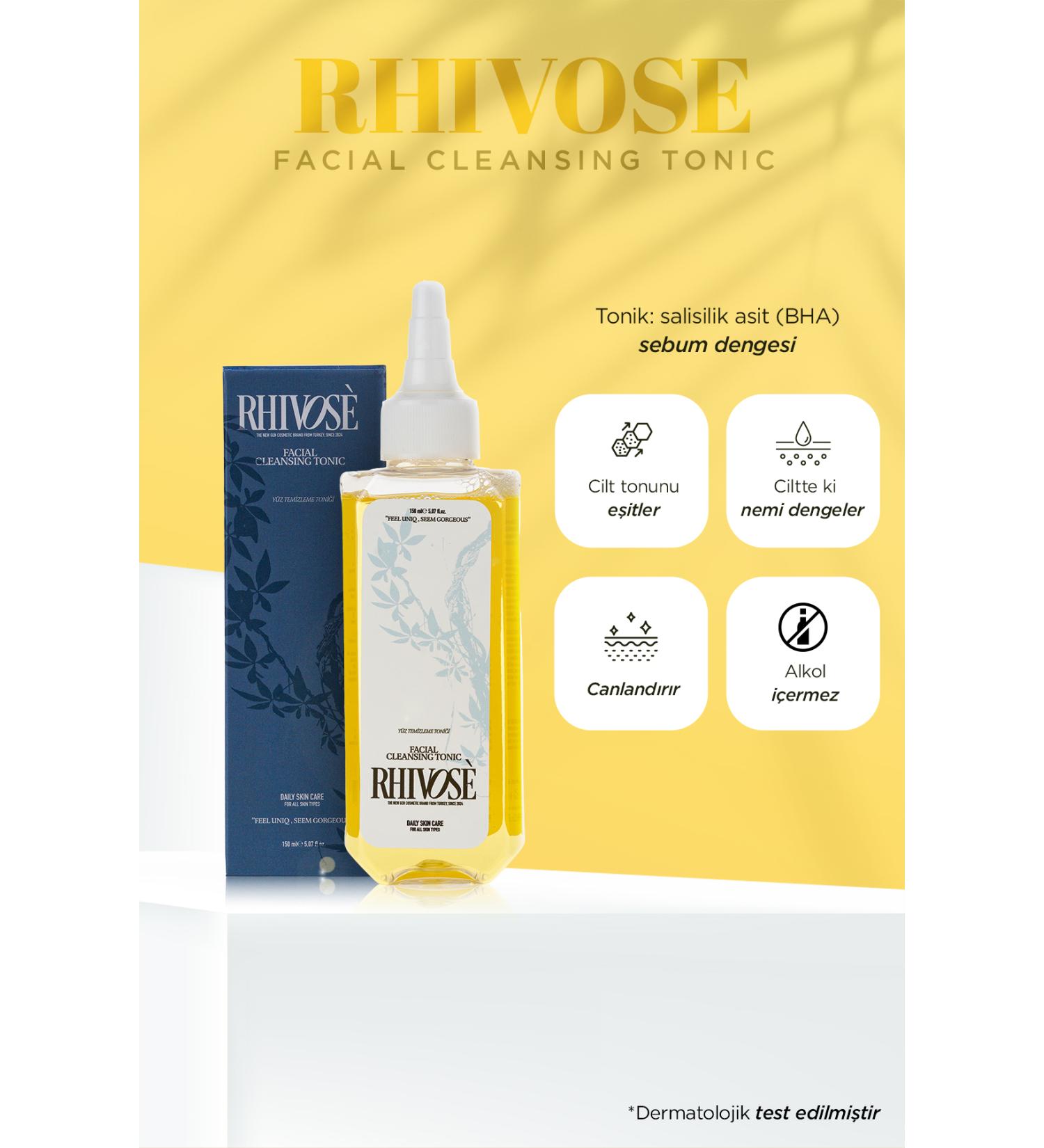 Rhivose skin Facial cleansing tonic