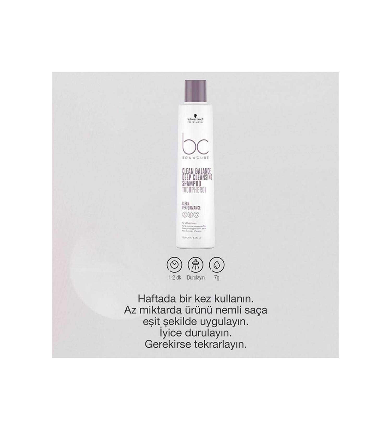 Bonacure *' Bc Clean Effectively Purifies Dirt and Product Build-up Cleansing Shampoo 250 ml' +