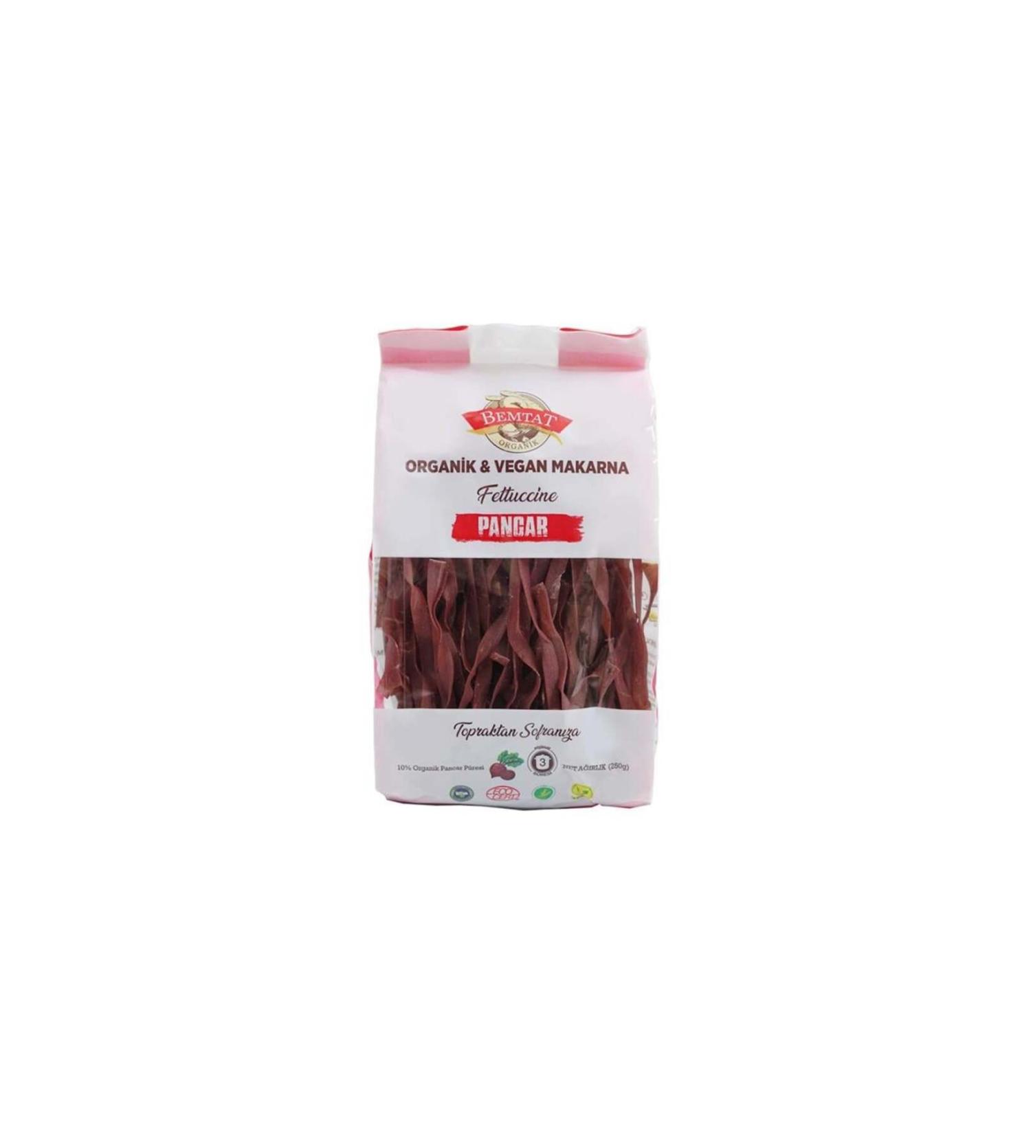 Bemtat Organic Beetroot Pasta - Fettuccine 250gr
