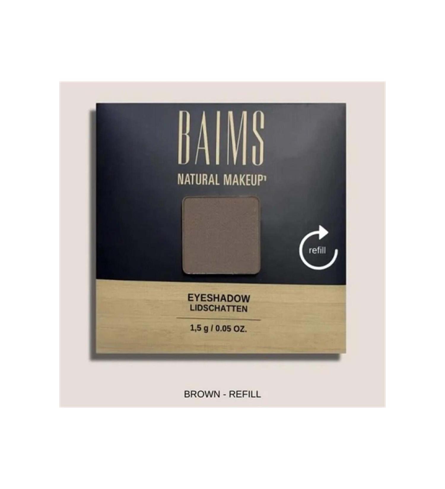 baims Refill Single Eyeshadow 1.4gr - Brown