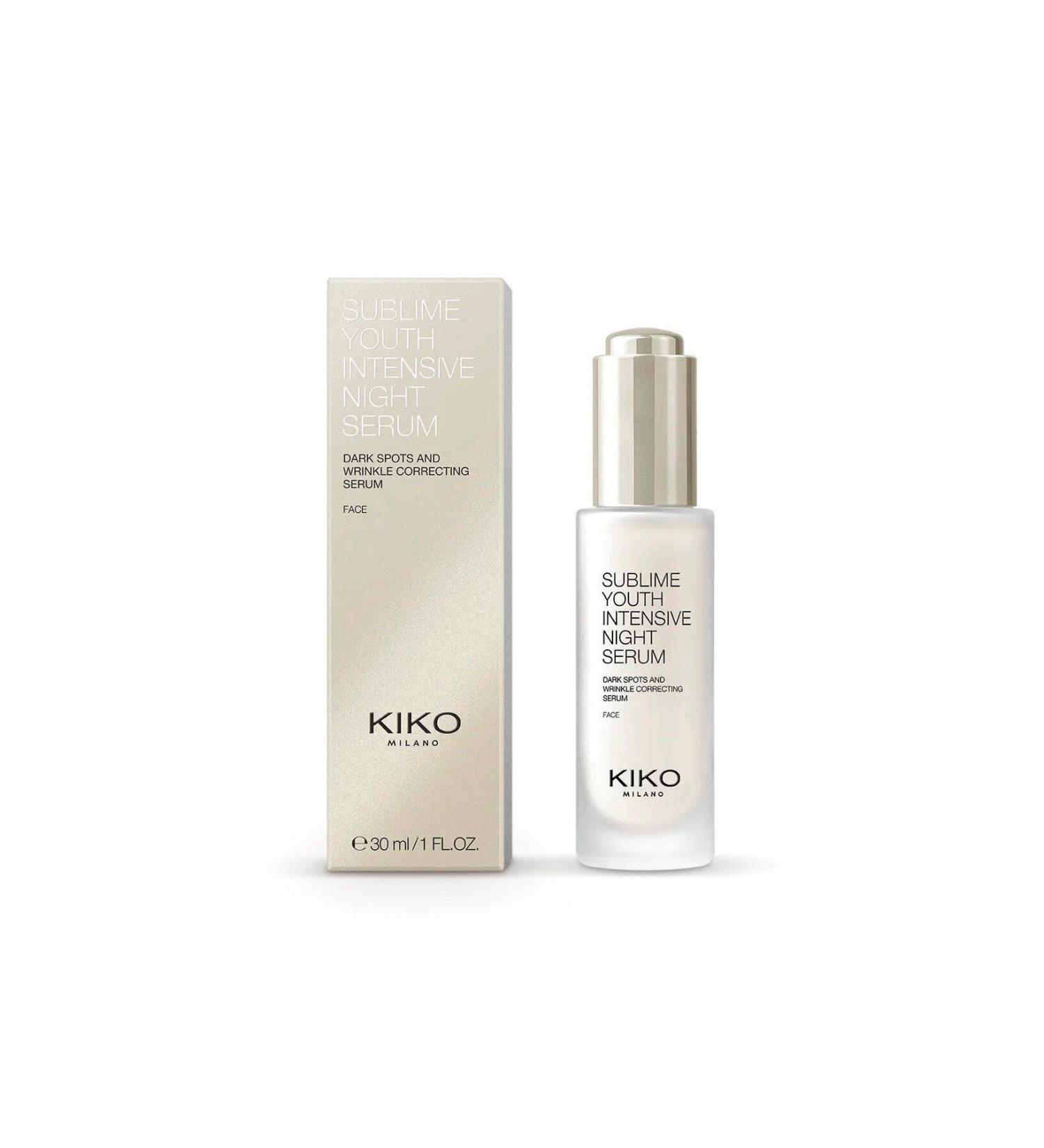 KIKO Sublime Youth Intensive Night Serum - Repairing night serum for spots and wrinkles 30 ml - Buy Online on GoSupps.com