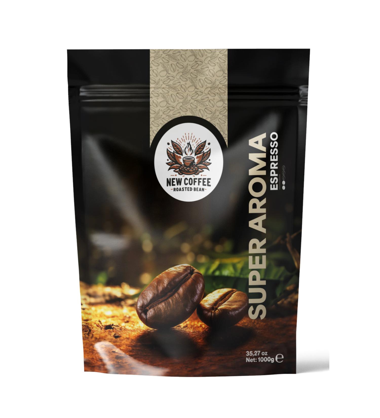 new coffee SA1000GR Super Aroma 1000gr Espresso Bean Coffee - Buy Online on GoSupps.com