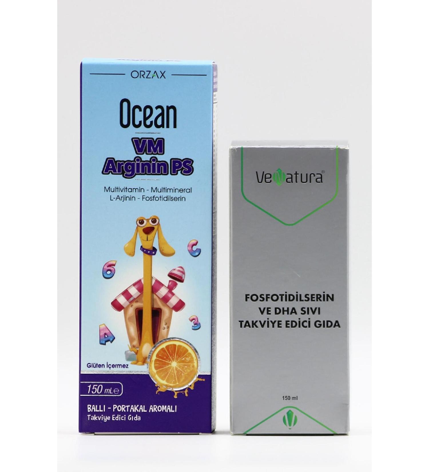 Ocean VM Arginine Multivitamin Multimineral Syrup Containing L Arginine and Phosphatidylserine - Buy Online on GoSupps.com