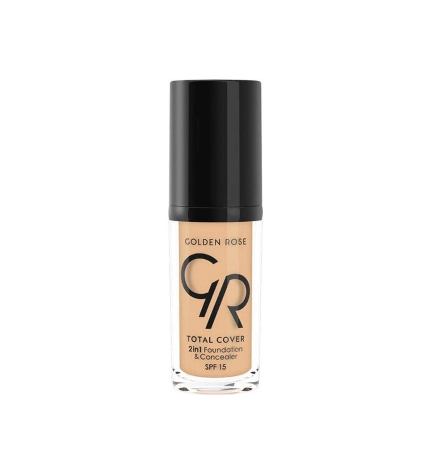 Golden Rose Lightweight Matte Finish Foundation - Covers All Skin Flaws and Blemishes 22 HIDDEN DAY 106