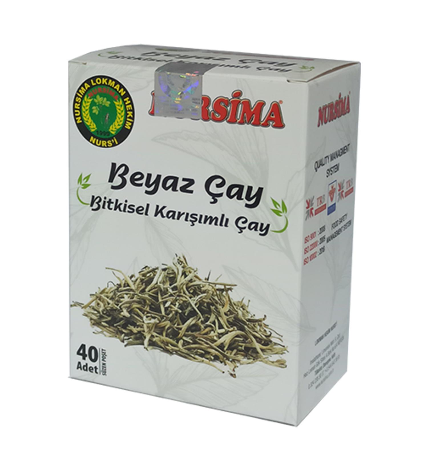 Nursima White Tea Herbal Mixed Tea 40's Filtering Bags