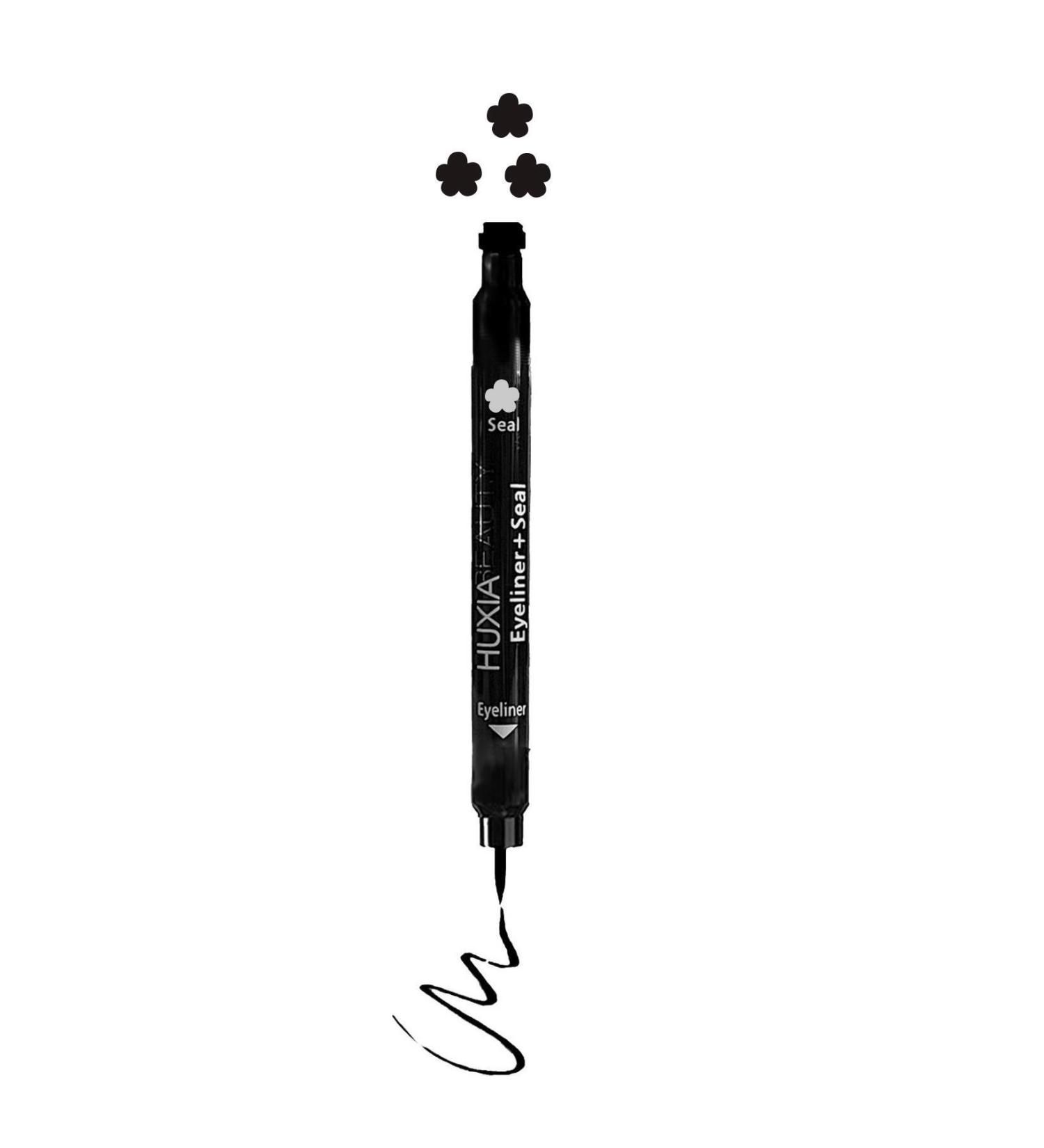 New Obsessions Double Headed Eyeliner with Flower Stamp Quick Dry Flower Eyeliner Stamp