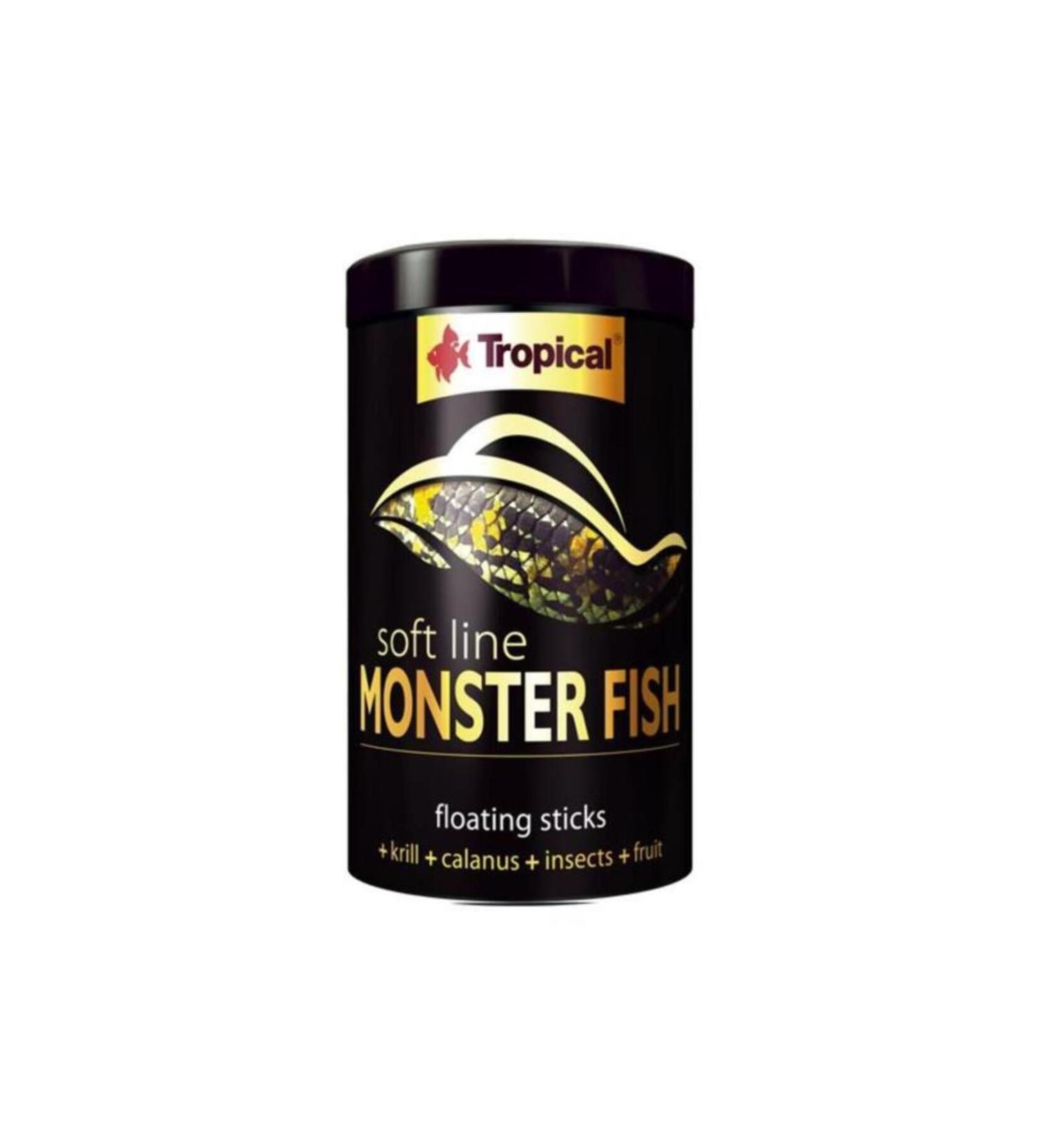 Tropical Softline Monster Fish Stick Large Carnivorous Fish Stick Food 1000 Ml 320 Gr
