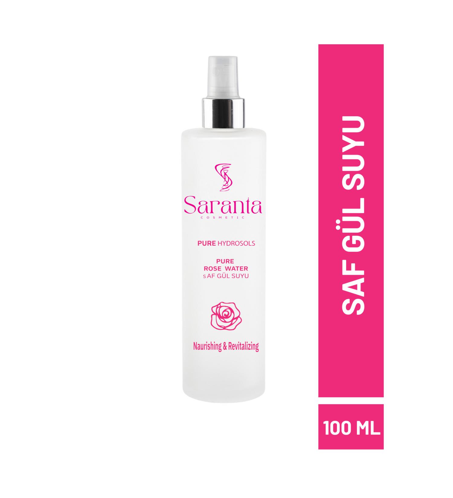 Saranta Cosmetic Rose Water Pore Tightening Brightening and Purifying Tonic 0 Natural and Pure 100 ml