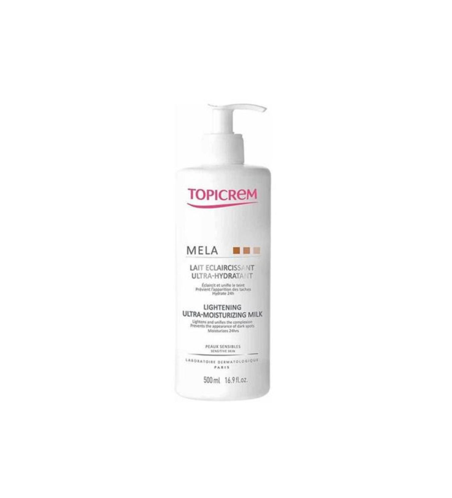 Topicrem Mela Lightening Ultra-moisturizing Milk 500 ml
