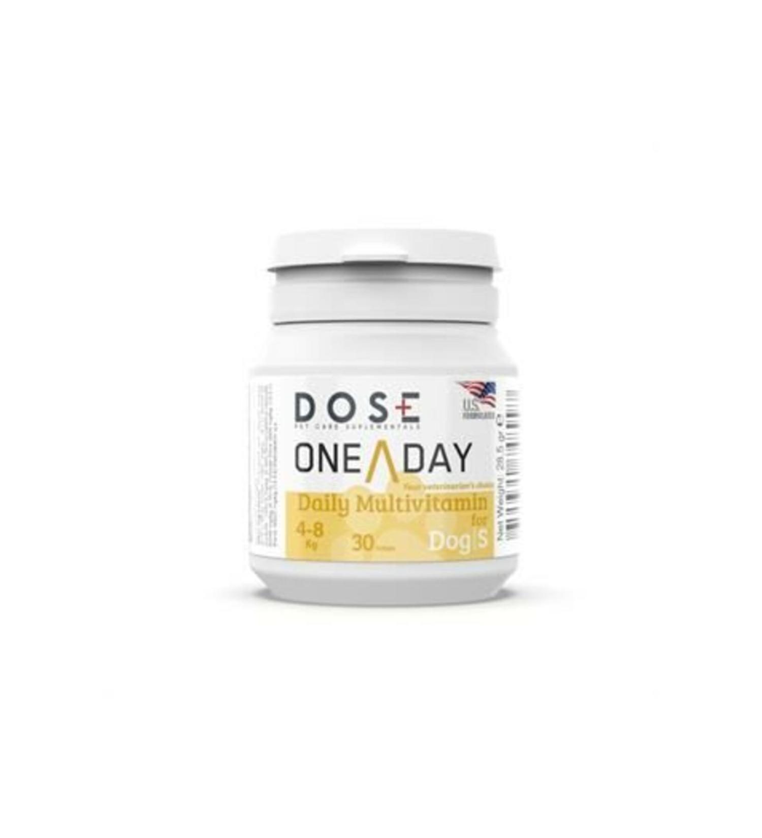 DOSE One A Day Dog 4-8 Kg Multivitamin 30 Tablets