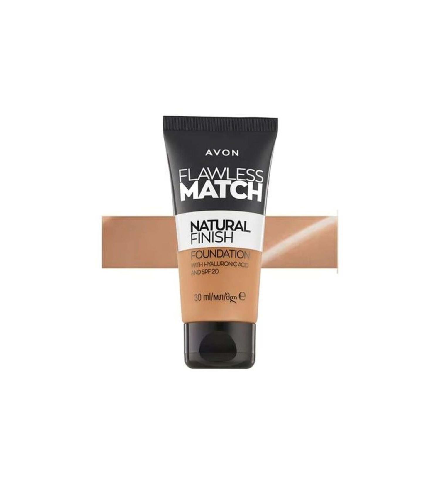 Avon Flawless Match Natural Liquid Foundation Spf20 30ml. 210n Light Beige