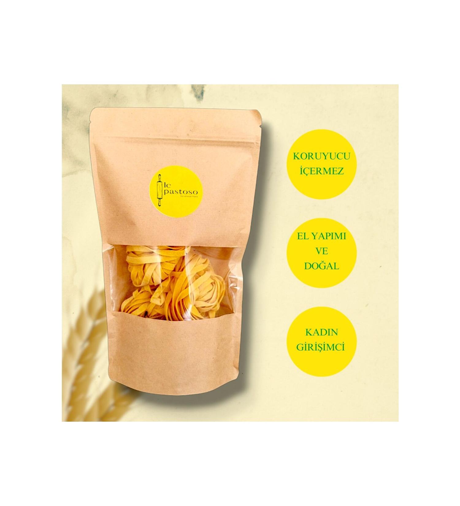 le pastoso 300 gr. Handmade Turmeric Fettuccine Pasta