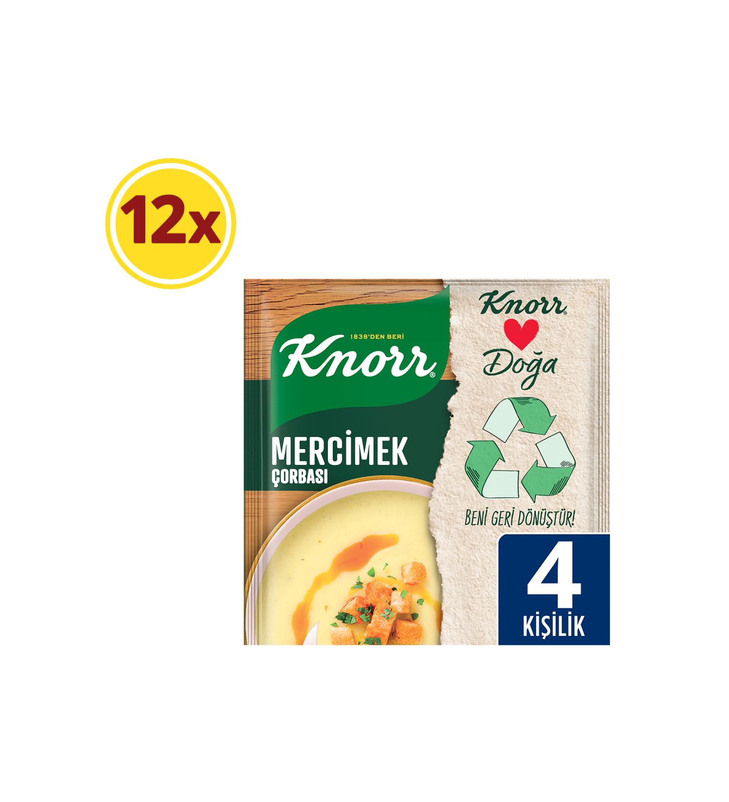 Knorr Lentil Soup 76 gr X 12 Pieces - Buy Online on GoSupps.com