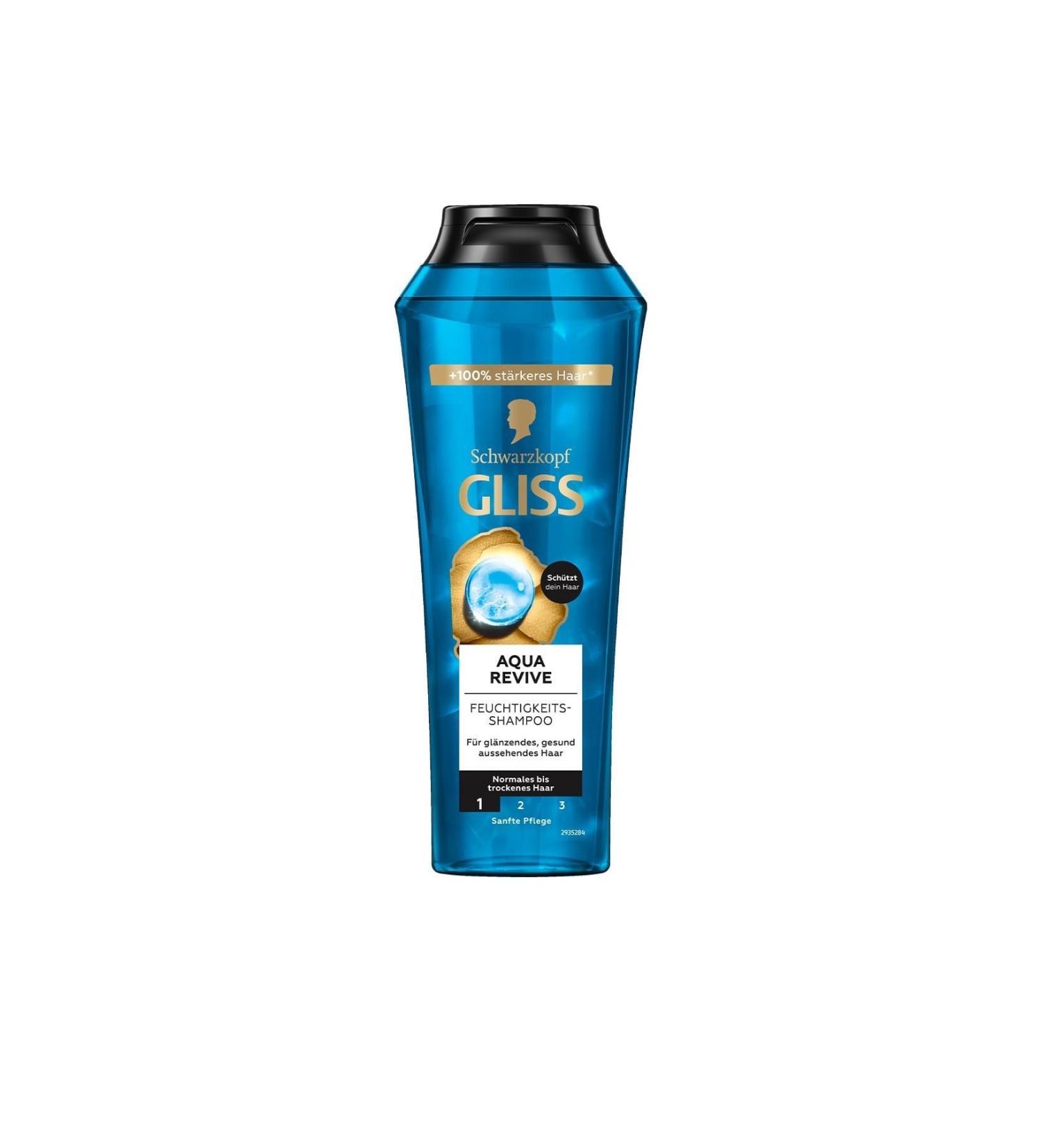 Gliss Hair Care Aqua Revive Moisturizing Shampoo 500Ml