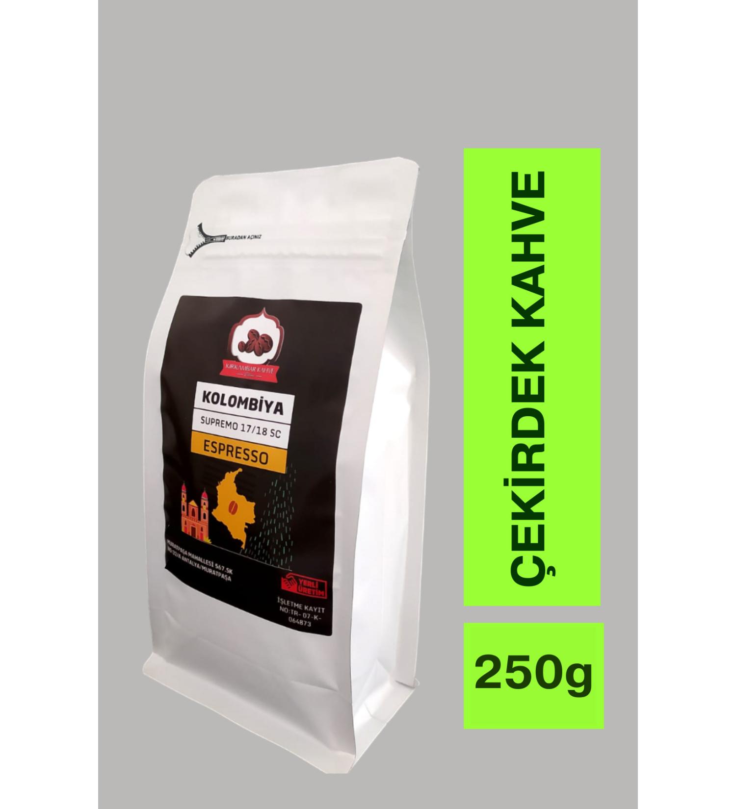 k rkambar natural Colombian Espresso (Coffee Beans) 250g