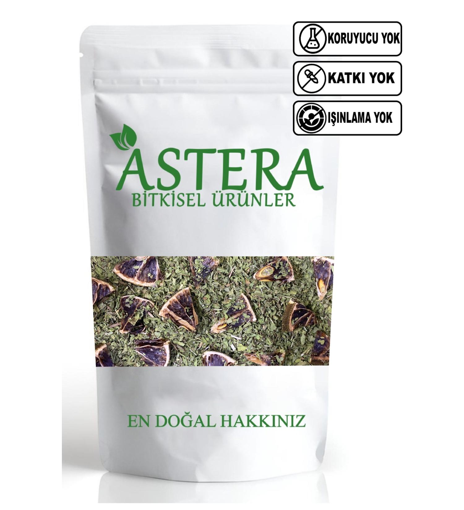 ASTERA 500 Gr Mint Lemon Tea (1st Quality) Dried Lemon