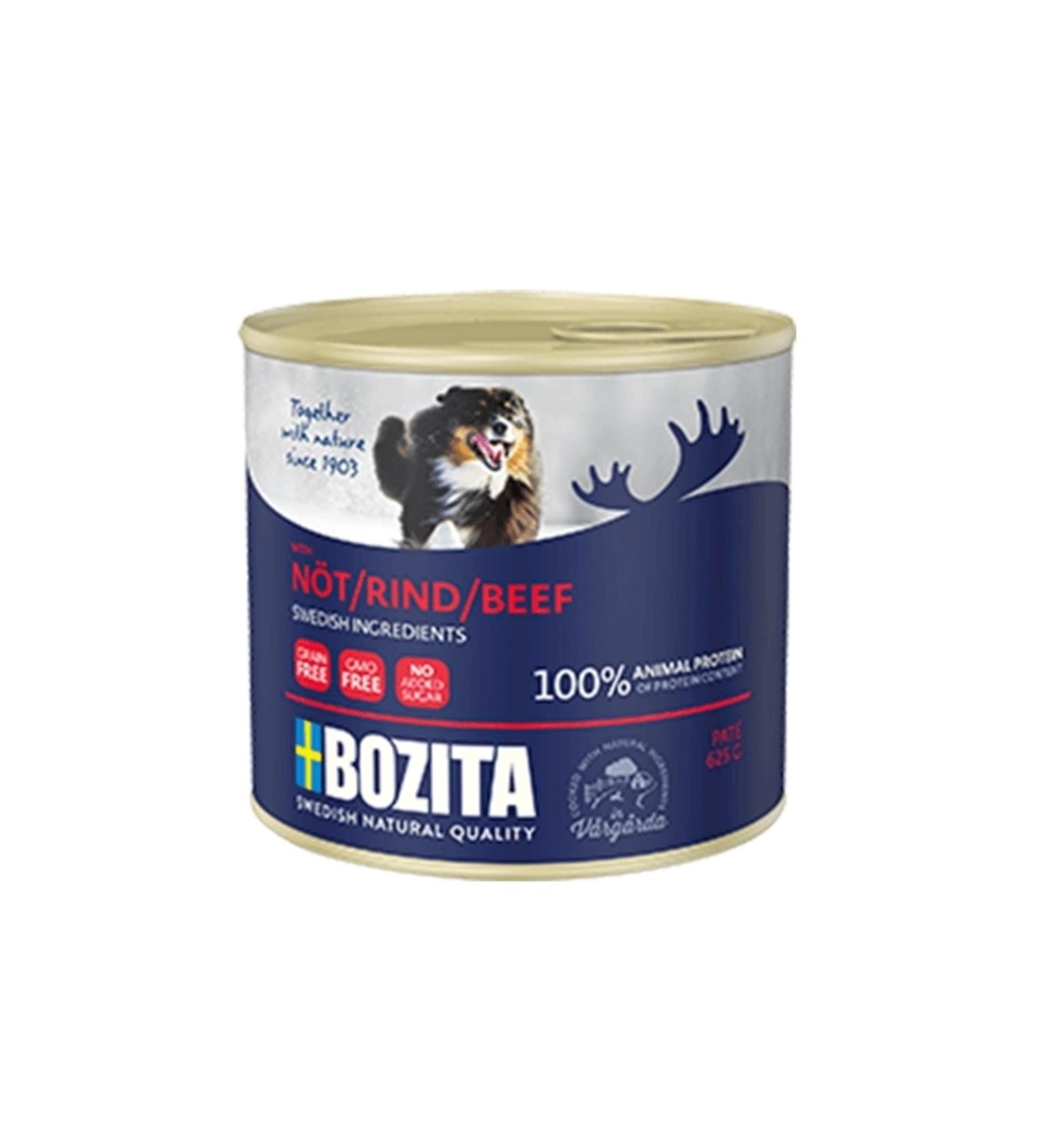 Bozita Steak Grain-Free Adult Dog Canned Food 625 gr