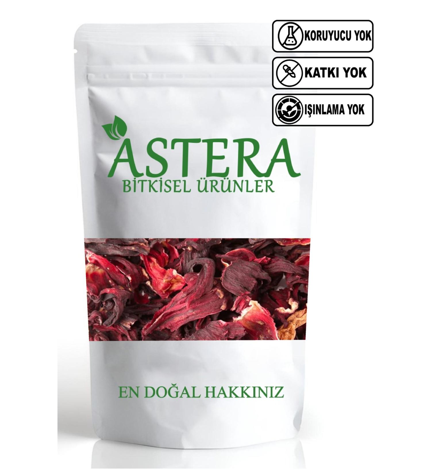 ASTERA 500 gr Hibiscus Tea (Okra Flower) Mecca Rose
