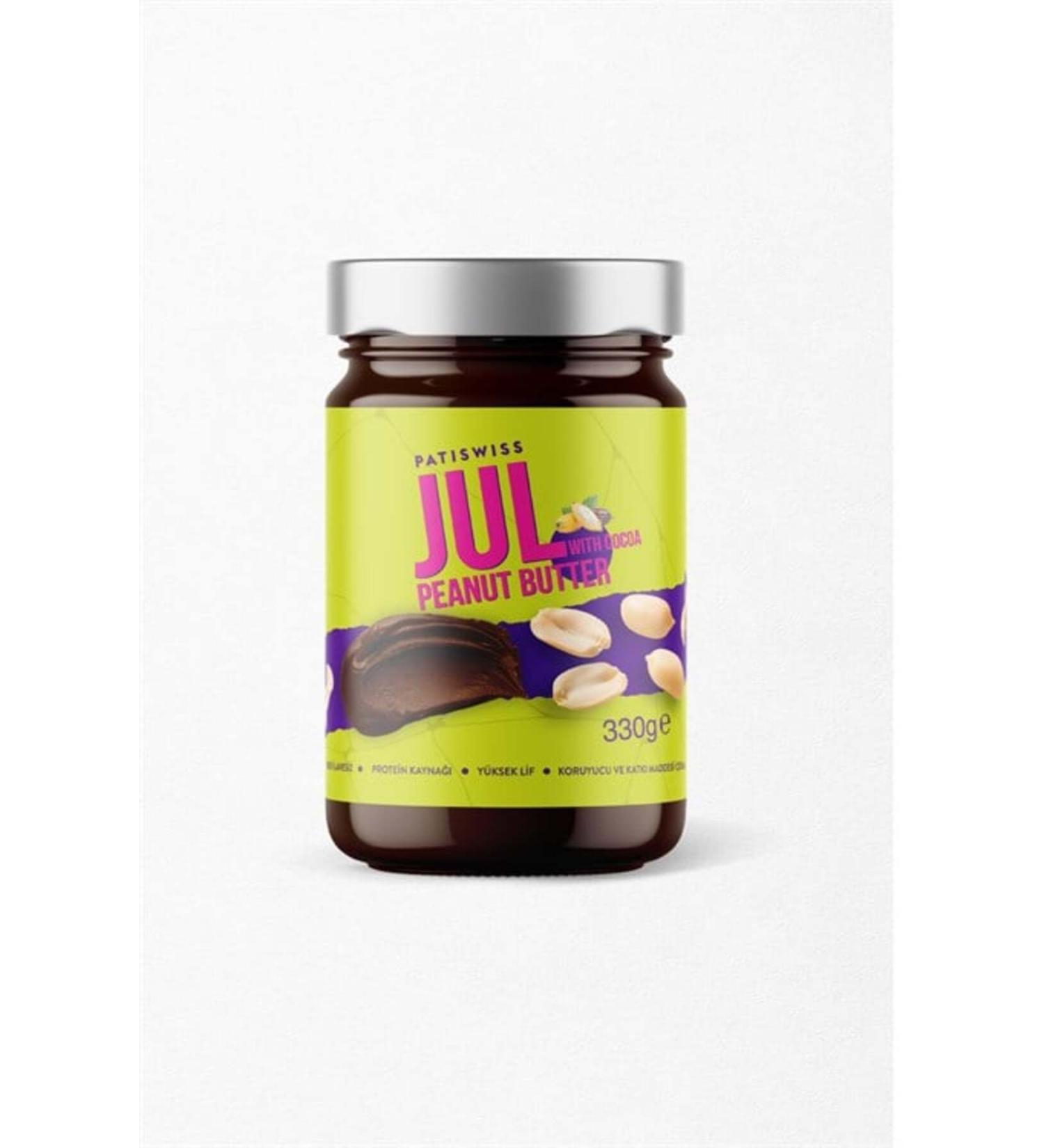 Patiswiss Jul Cocoa Peanut Butter 330g - Buy Online on GoSupps.com